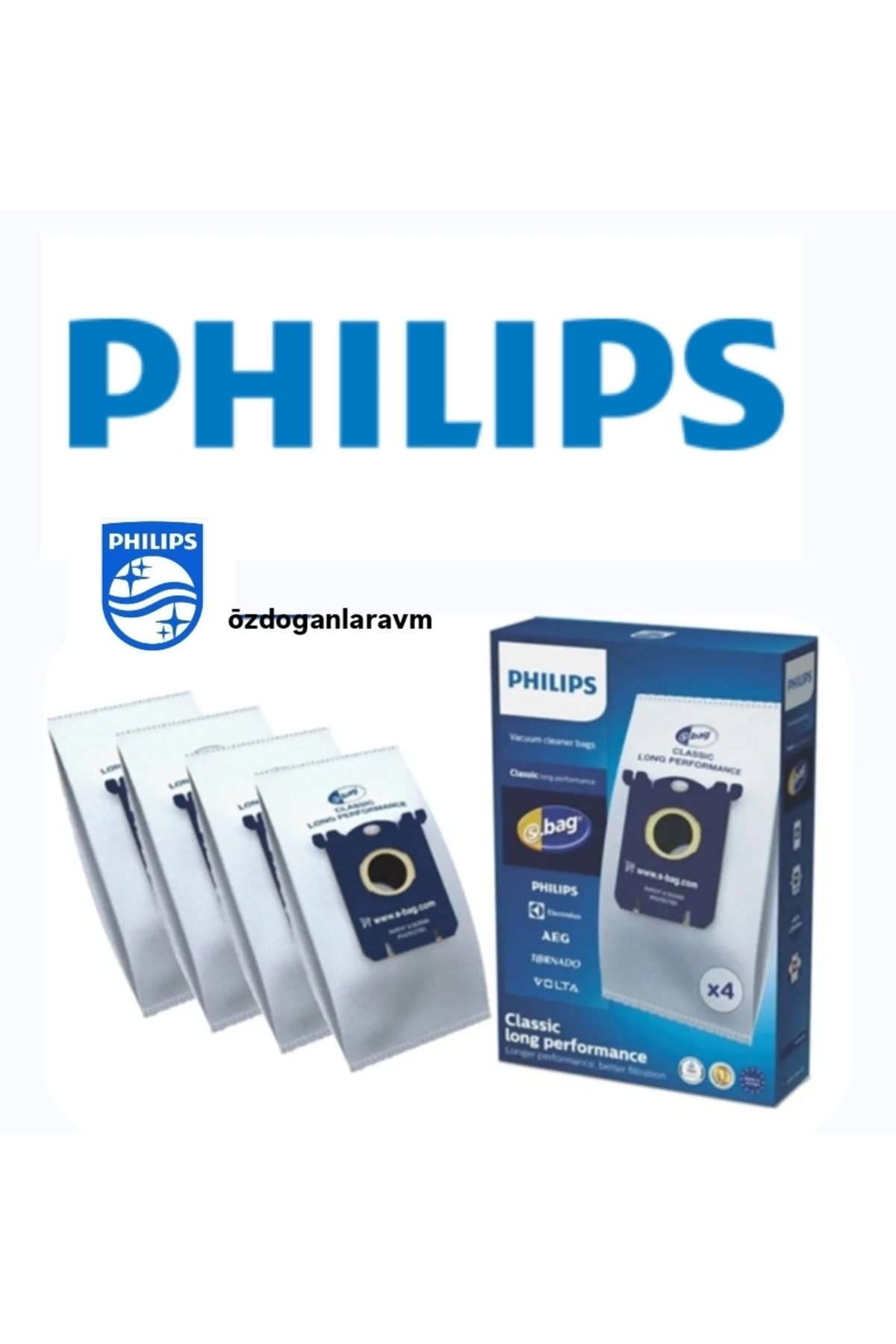 dogant özdoğanlar avm Philips Fc 8781/07 Performer Silent S-Bag Kutulu Toz Torbası