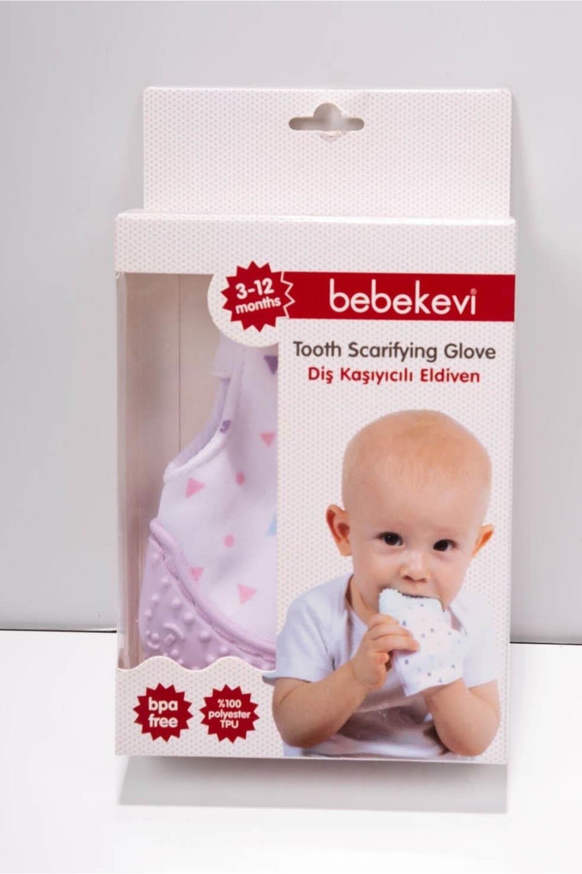 agugu Diş Kaşıyıcılı Eldiven Mor
