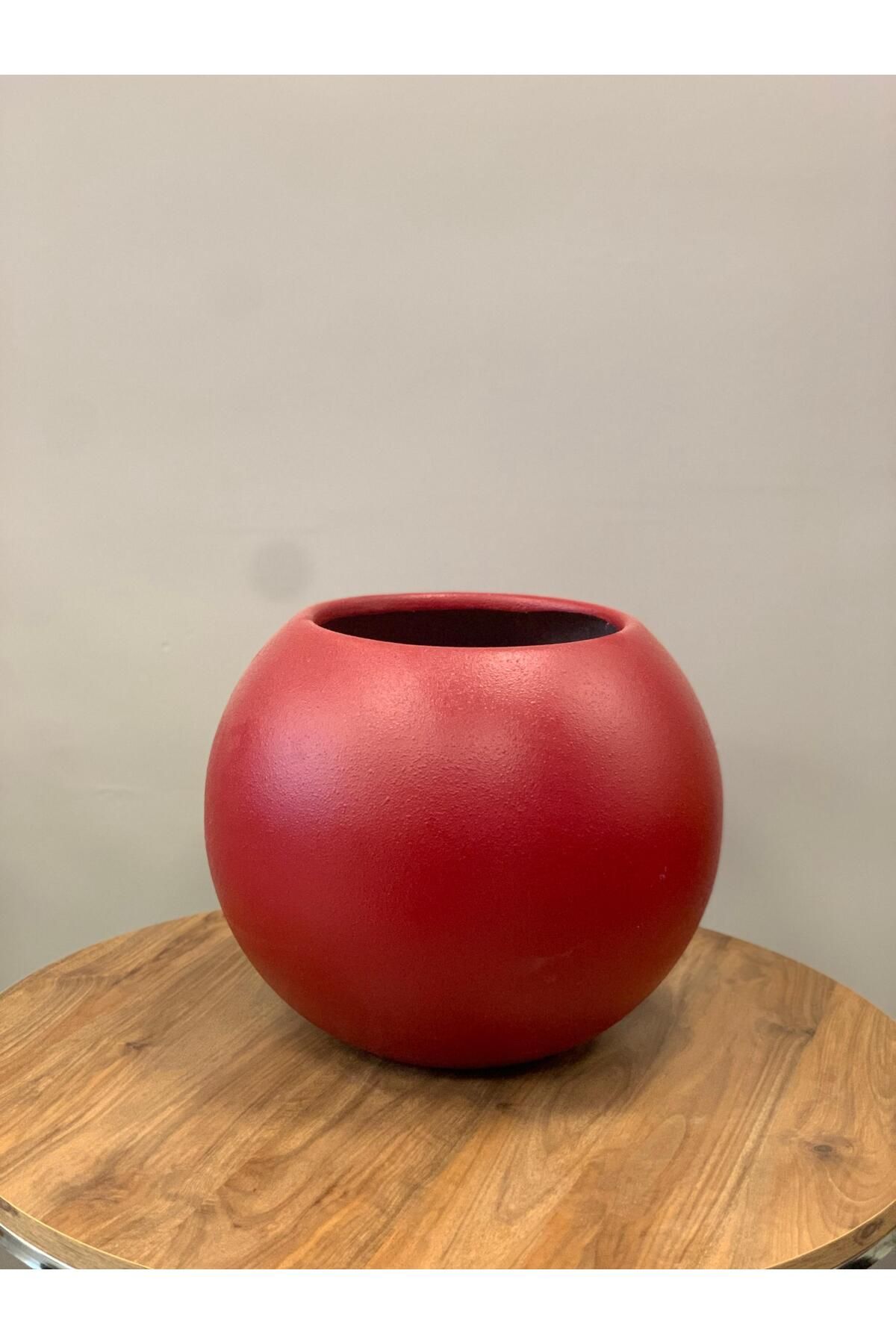 Zenhil Beton Görünümlü Top Saksı 37cm