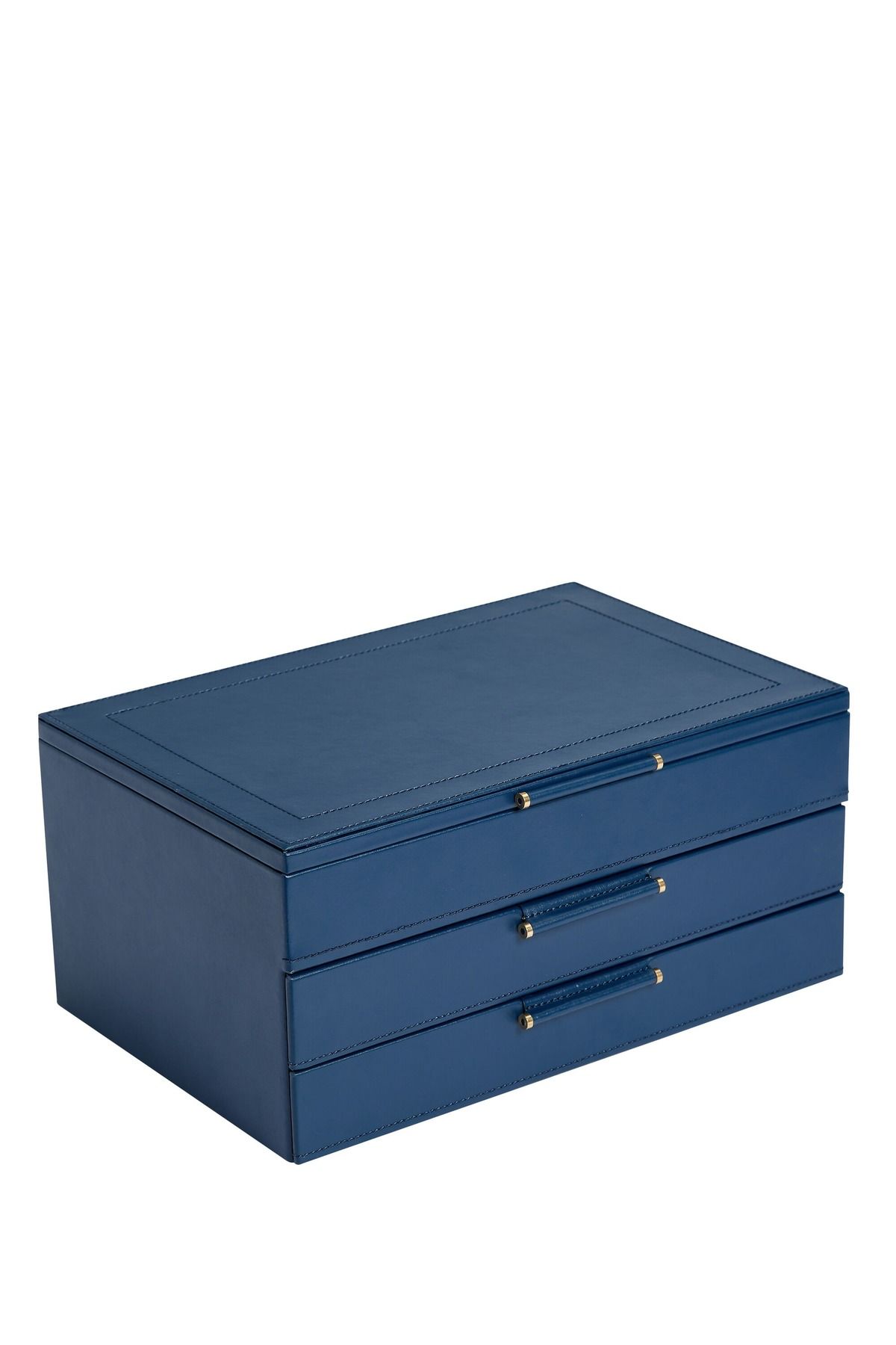 Wolf Sophia Çekmeceli Mücevher Kutusu, Deri, LusterLoc™ Kararmaya Karşı, 30.6x21x14.6 cm