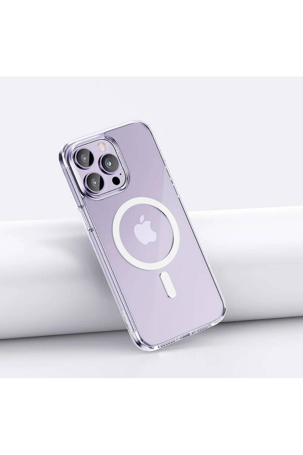 ROSEPREMİUM İPhone 16 Pro için Kılıf Kamera Korumalı Magsafe Wireless Şarj Özellikli Şeffaf Kılıf