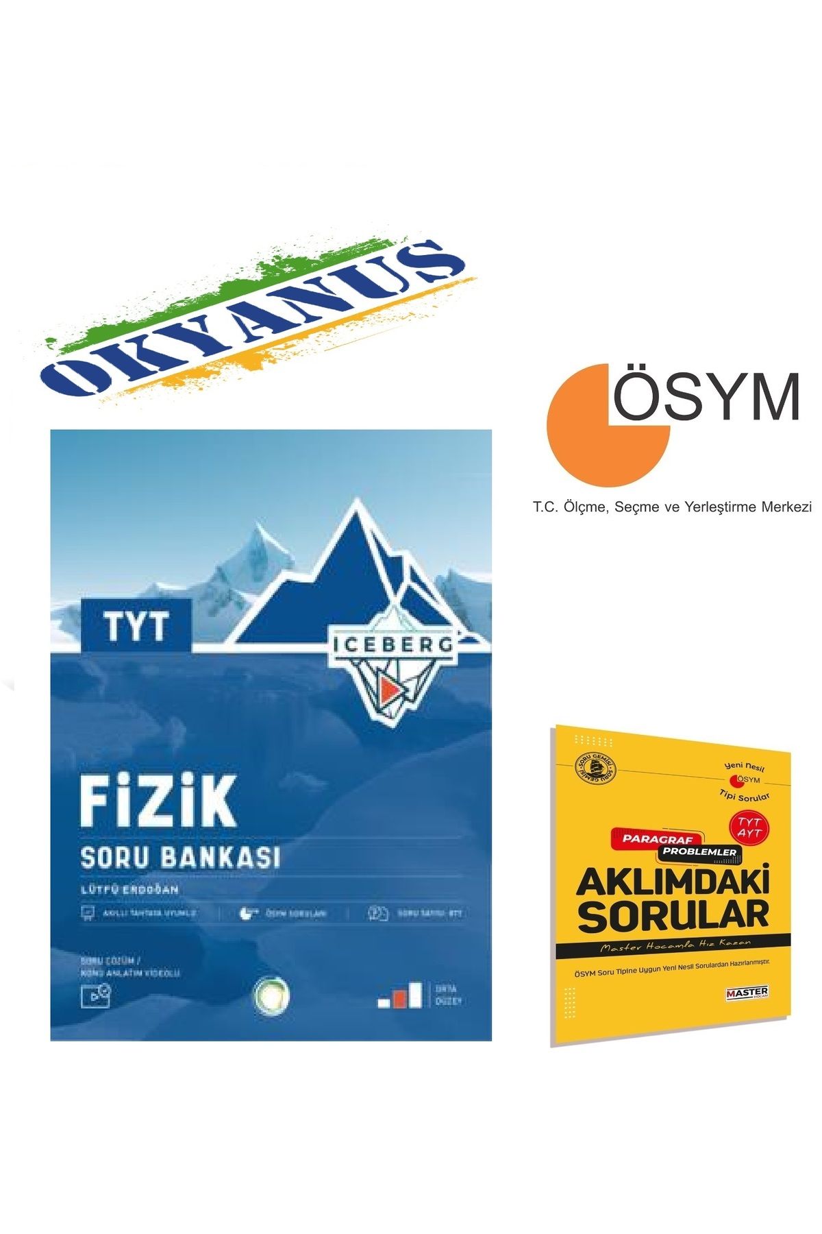 Okyanus Yayınları Okyanus Yayıncılık TYT İceberg Fizik Soru Bankası