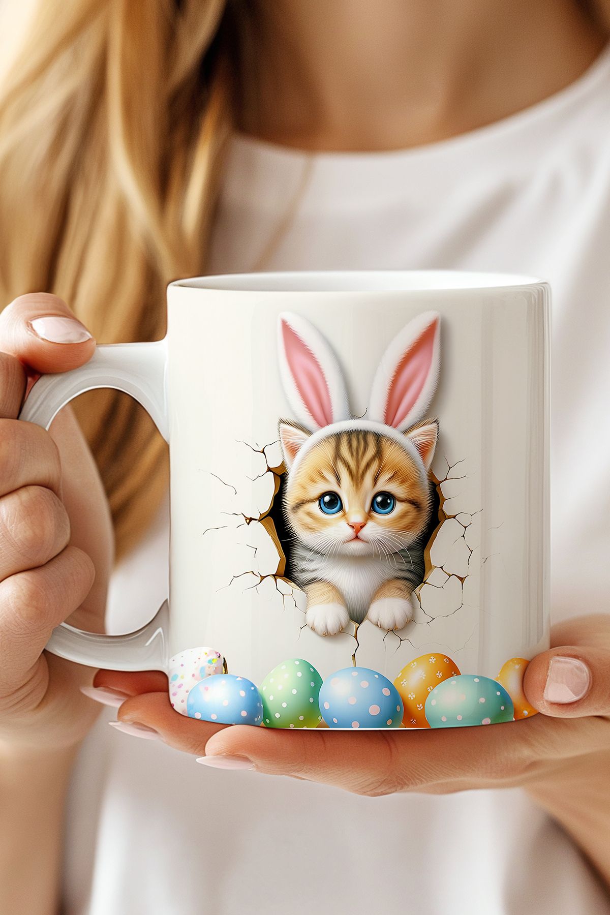 expreshediye 3D Kedi Kedi Kupa