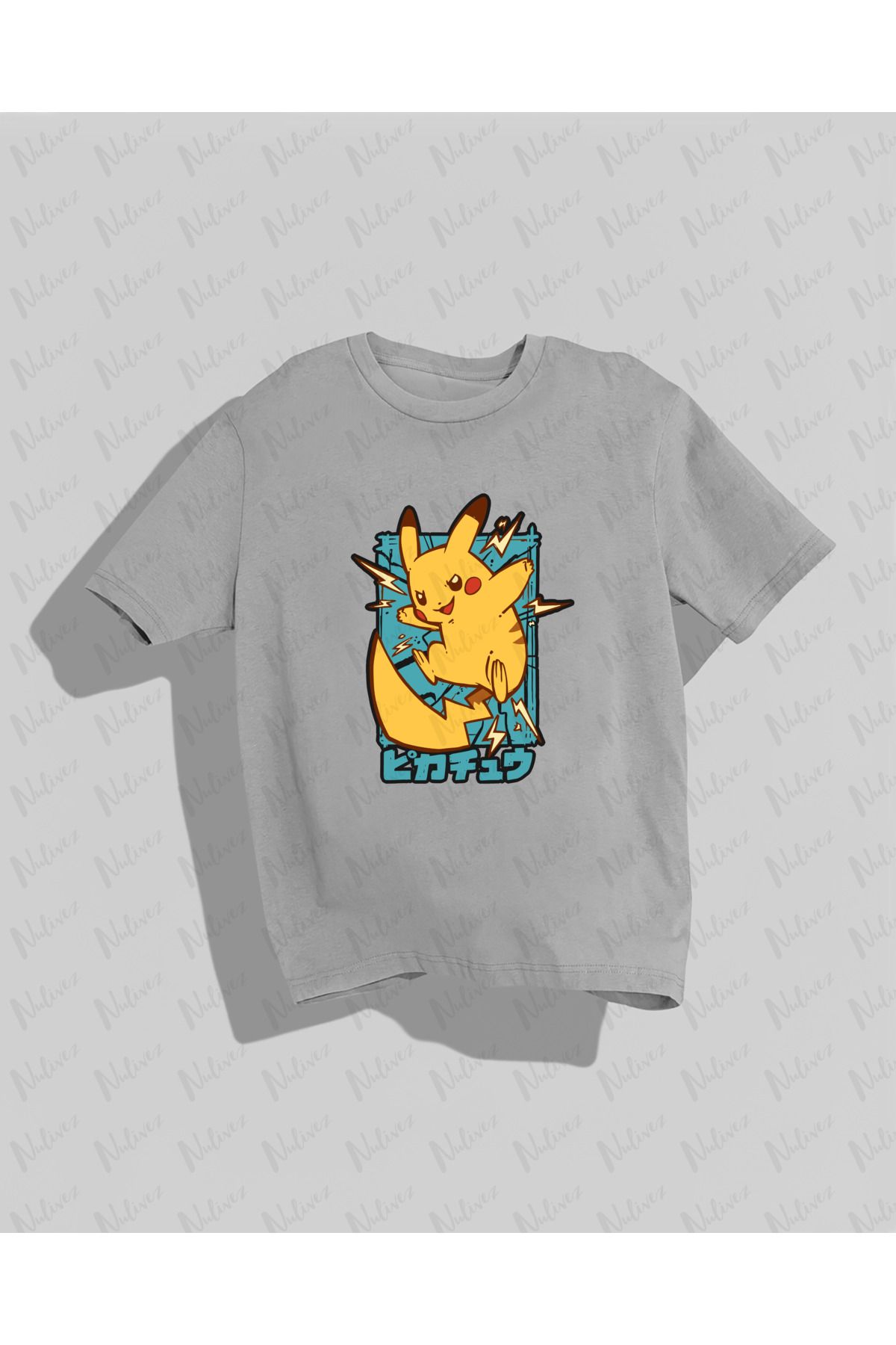 Nulivez Anime Baskılı Yüksek Kalite Kompakt Unisex Oversize T-Shirt