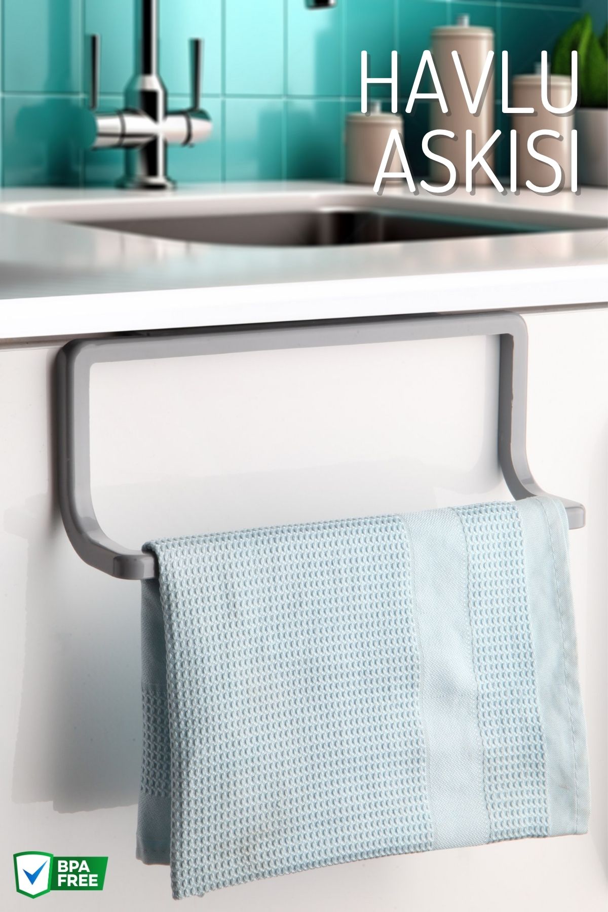 Nandy Home Modern Tasarımlı Tekli Havlu Askısı – Banyo ve Mutfak Kullanımına Uygun