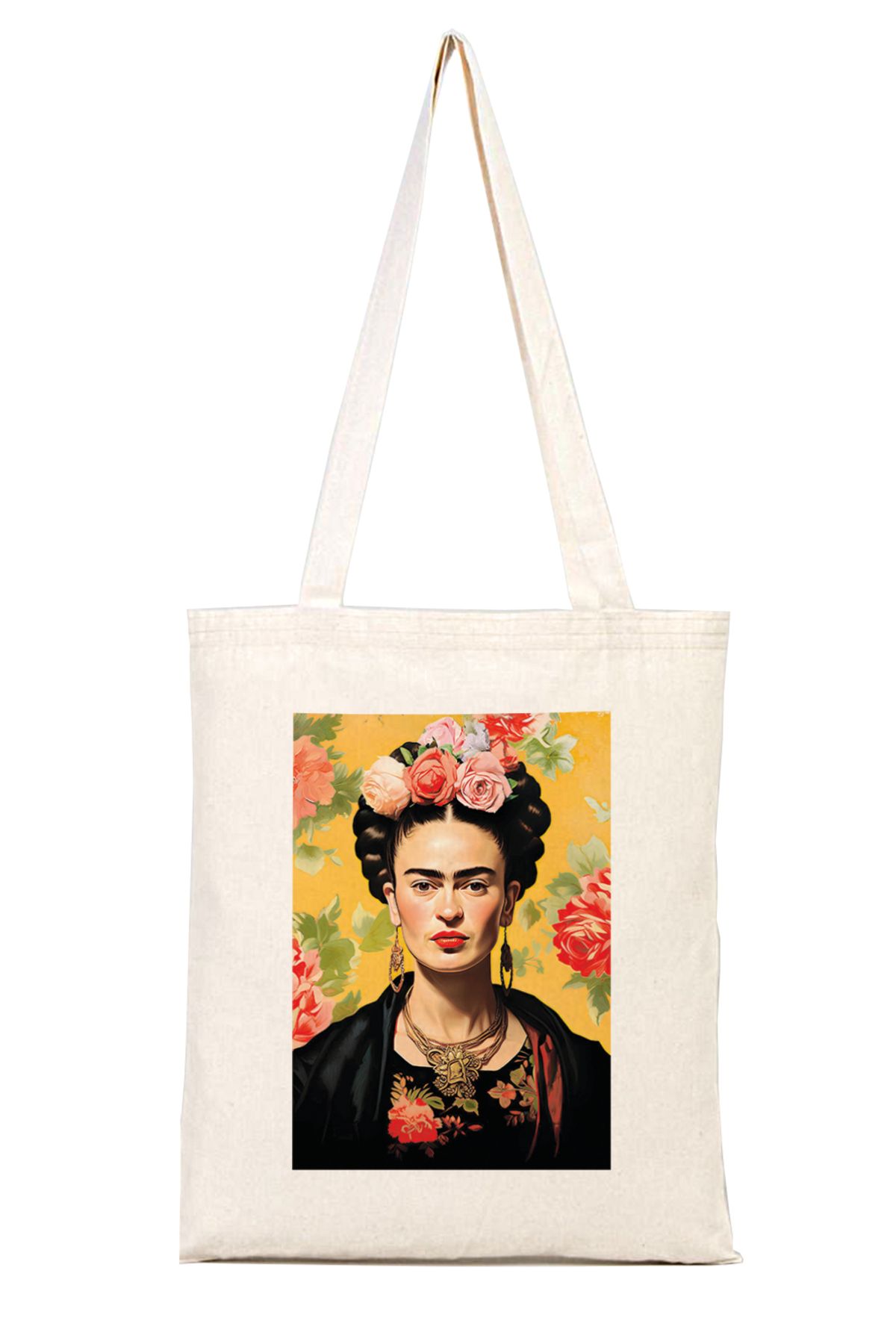 iyi fikirler Frida Kahlo Bez Omuz Çantası