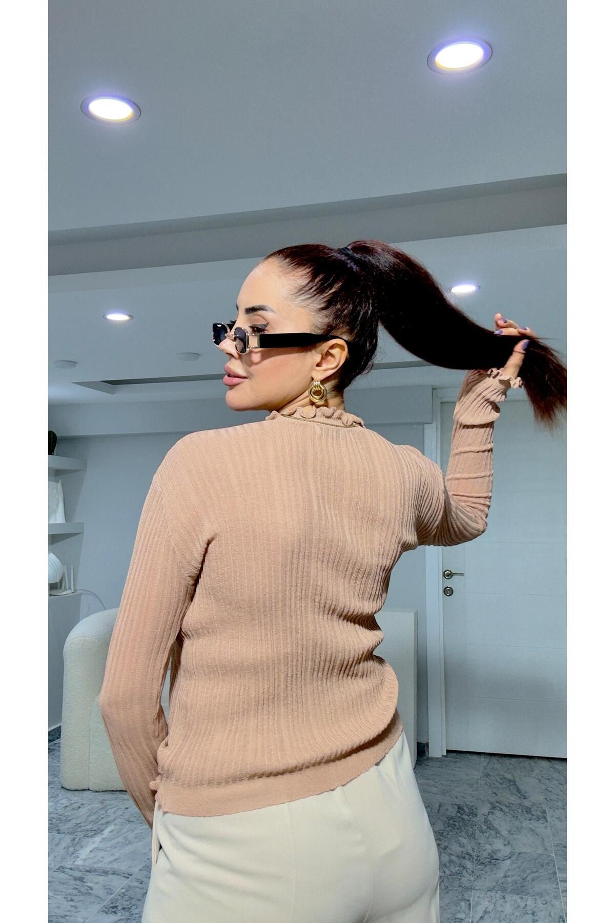 MODA viskon kumaş kısa hırka