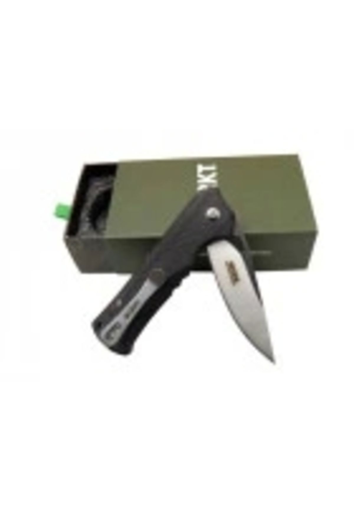 OurStyles Crkt Muskie 202 BK Siyah Kamp / Outdoor Çakı 18 cm - Yarı Otomatik, Kutulu