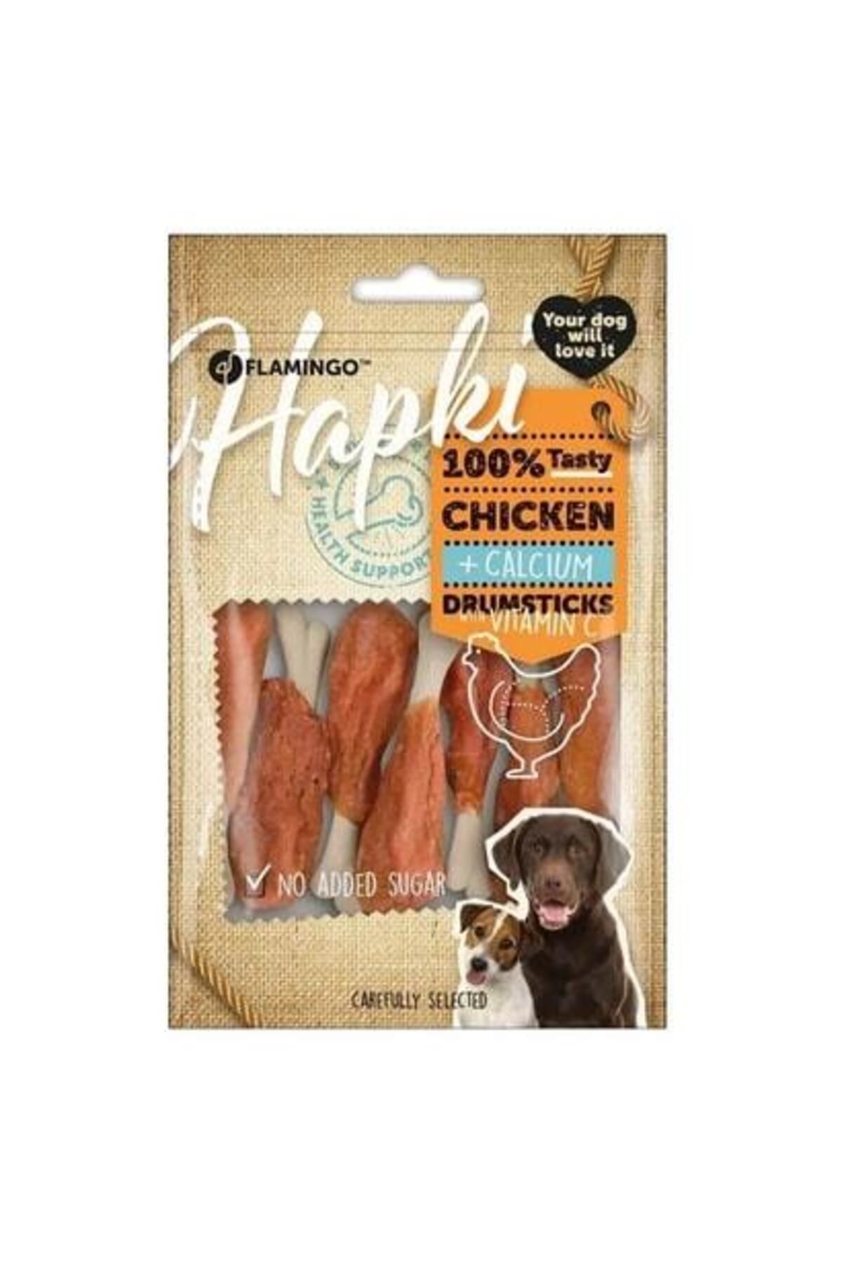 FLAMINGOO Flamingo Hapki Kalsiyumlu Tavuk But Şeklinde Köpek Ödül Maması 85 gr