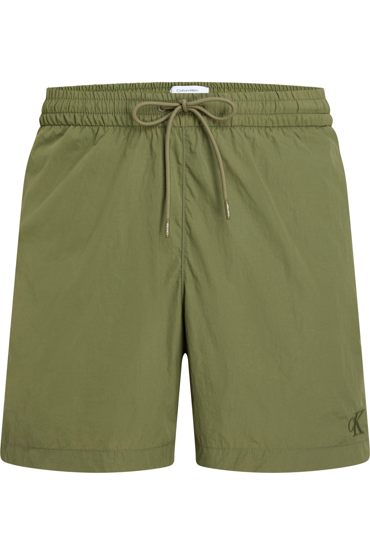 کلوین کلاین شلوارک مردانه خاکی بنددار متوسط