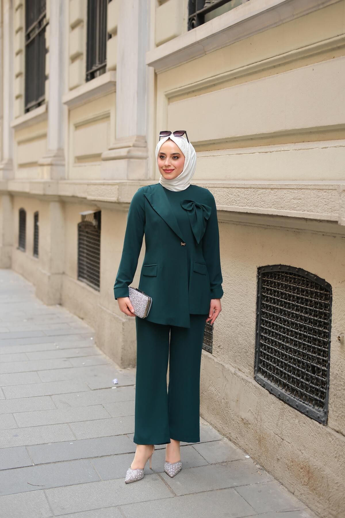 HİJAB STORE FİYONK TAKIM ZÜMRÜT