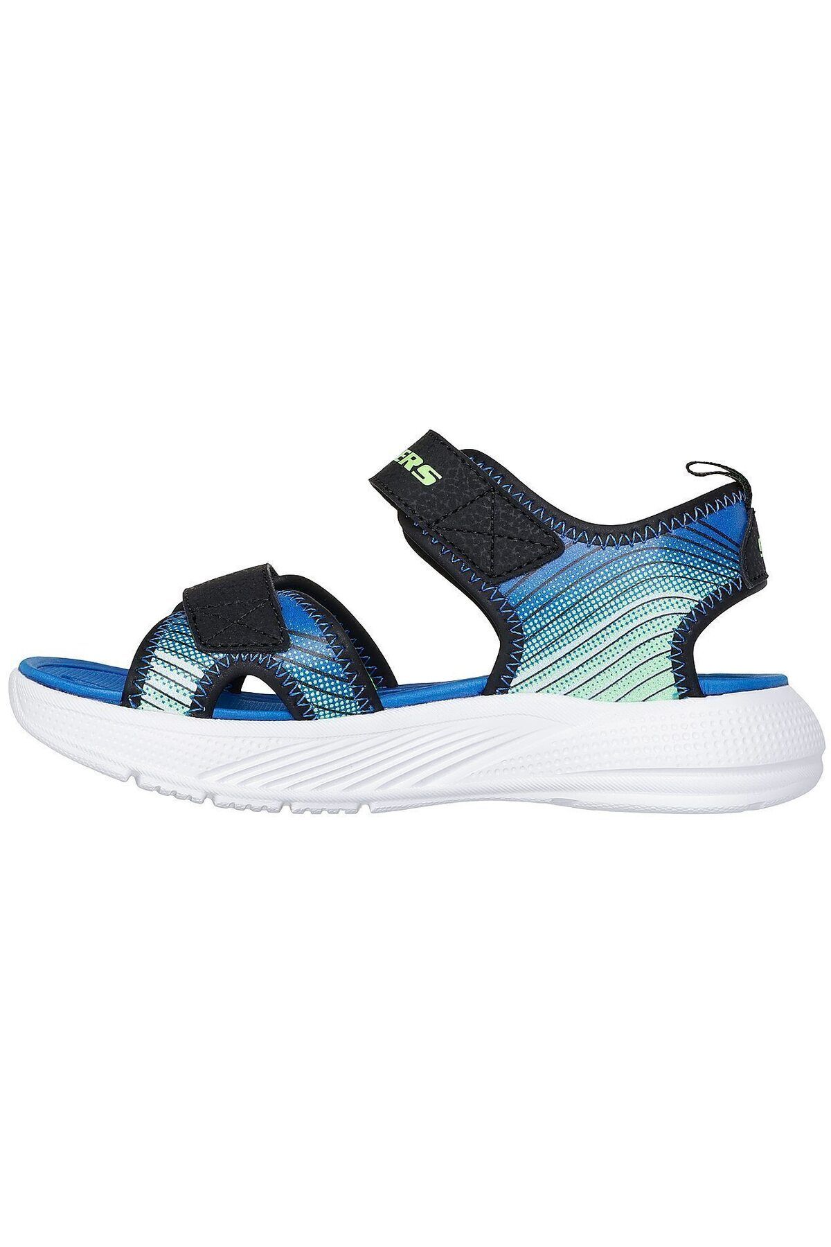 SKECHERS-Sandály Skechers Microspec-splash, Černé, Dětské 4