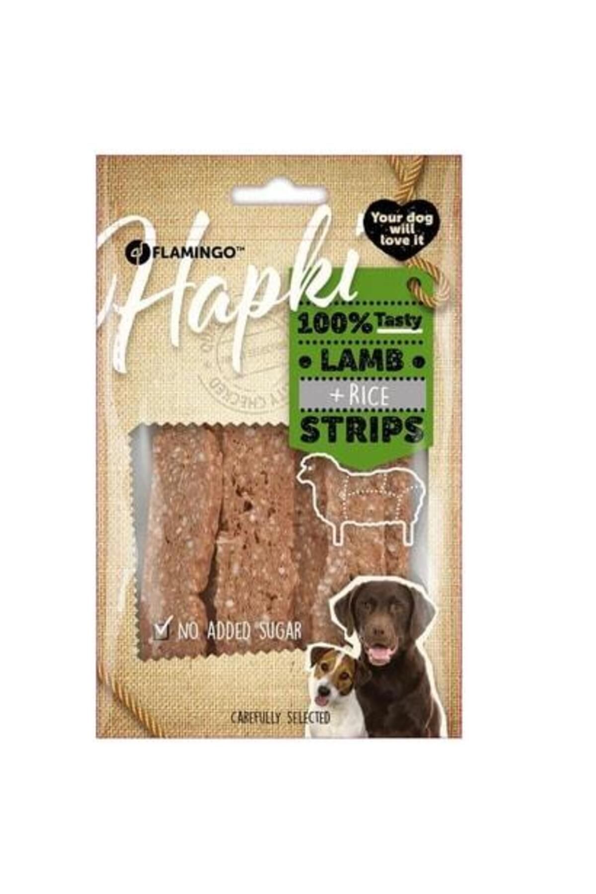 FLAMINGOO Flamingo Hapki Kuzulu ve Pirinçli Çubuk Köpek Ödül Maması 85 Gr