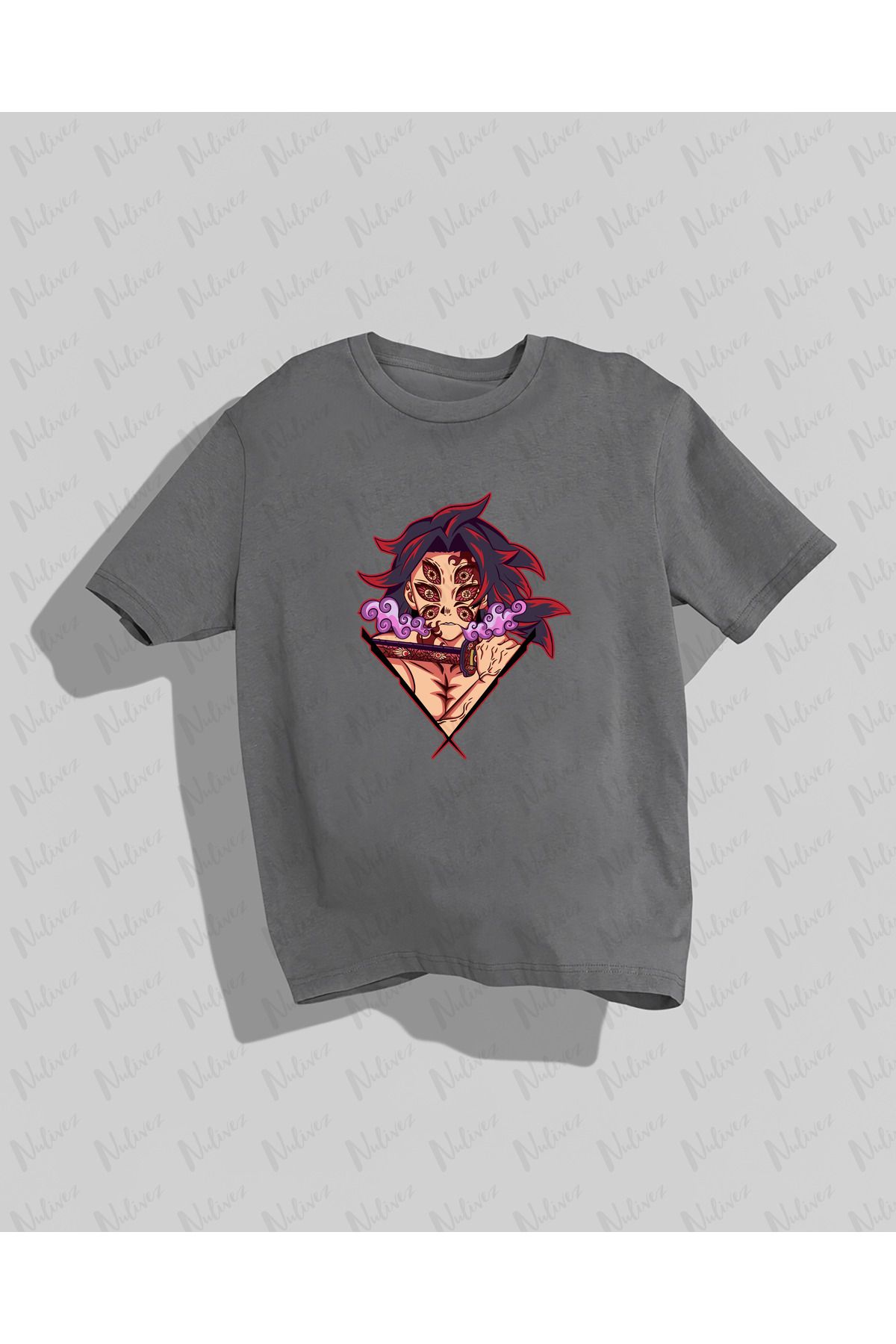 Nulivez Attack On Titan Tasarımı Baskılı Yüksek Kalite Kompakt Unisex Oversize T-Shirt