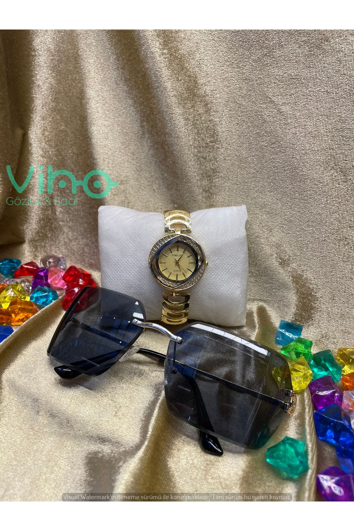 shop Unisex Premium Set Saat & Gözlük Kombini