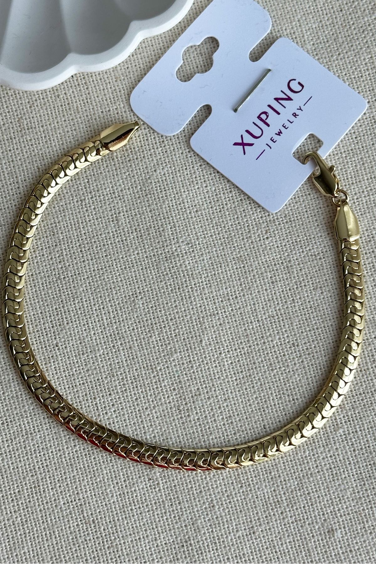 Modacaprea Xuping 21 cm Balık Zincir Kadın Bileklik Kadın Karamaz Bileklik Xuping Bileklik