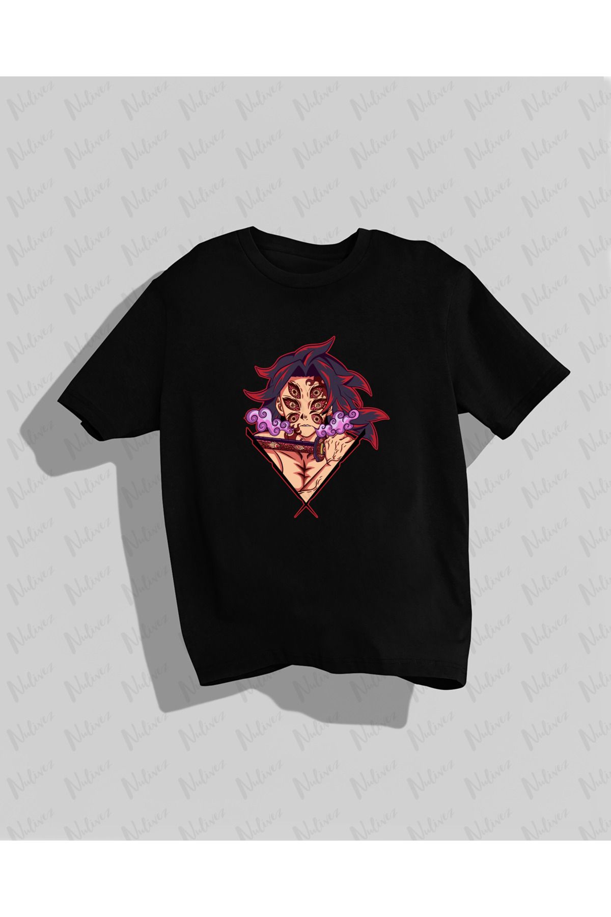 Nulivez Attack On Titan Tasarımı Baskılı Yüksek Kalite Kompakt Unisex Oversize T-Shirt