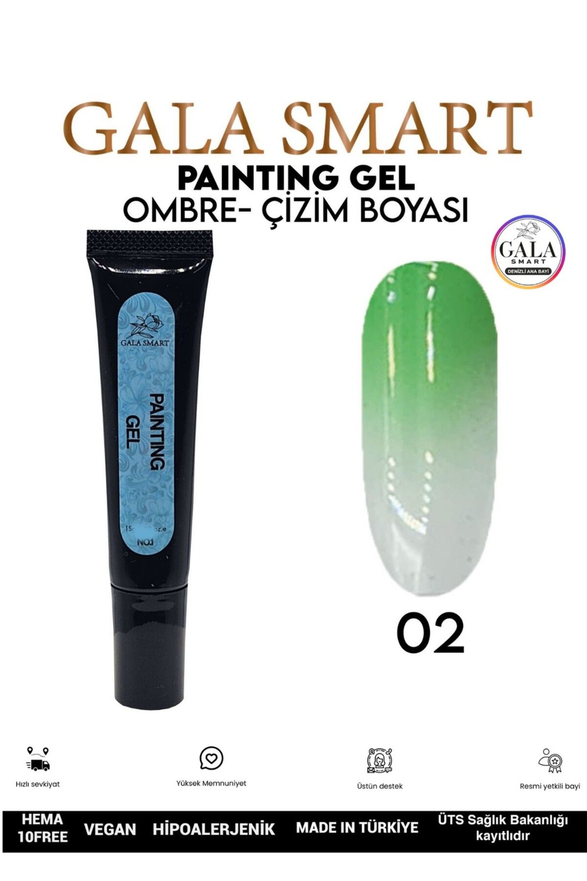 gala smart Painting Jel Ombre Jeli