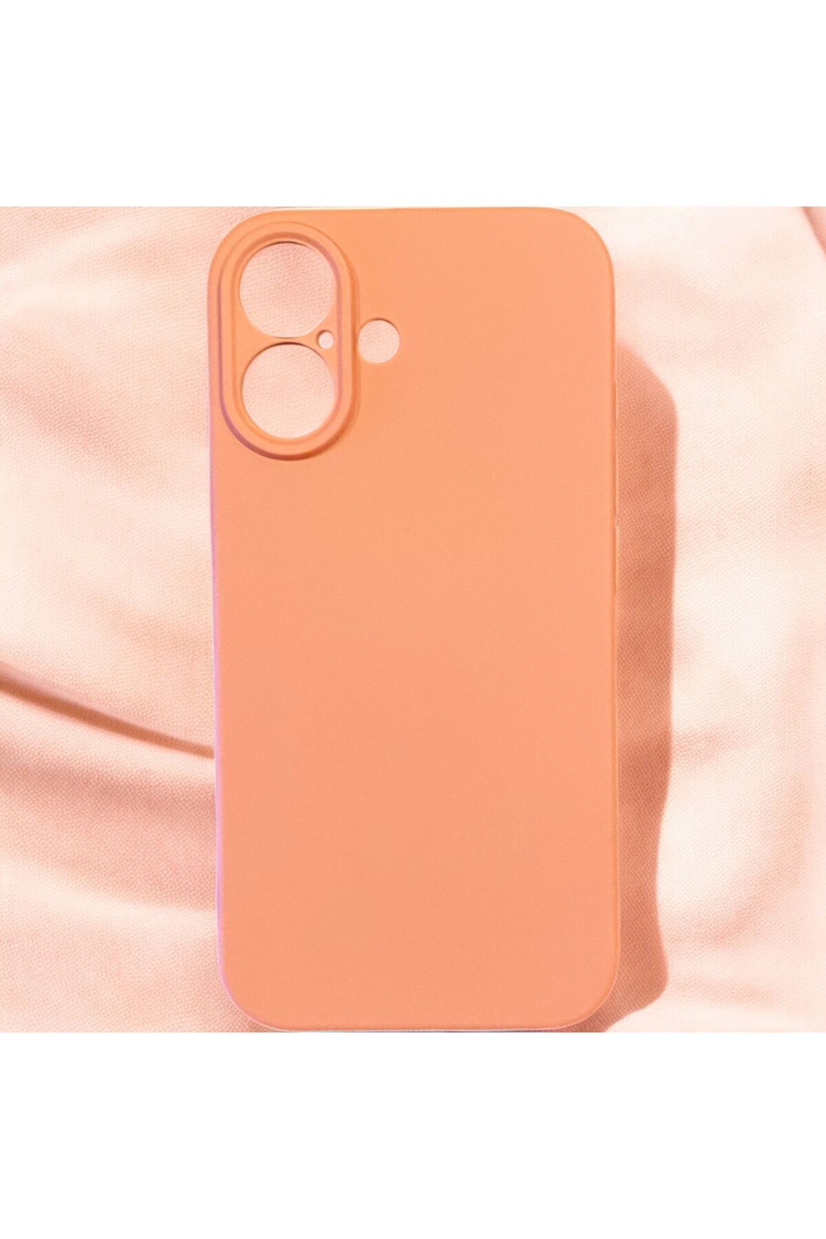 Digimanya Iphone 16 Uyumlu Kılıf Silikon Lansman Ve Esnek Turuncu