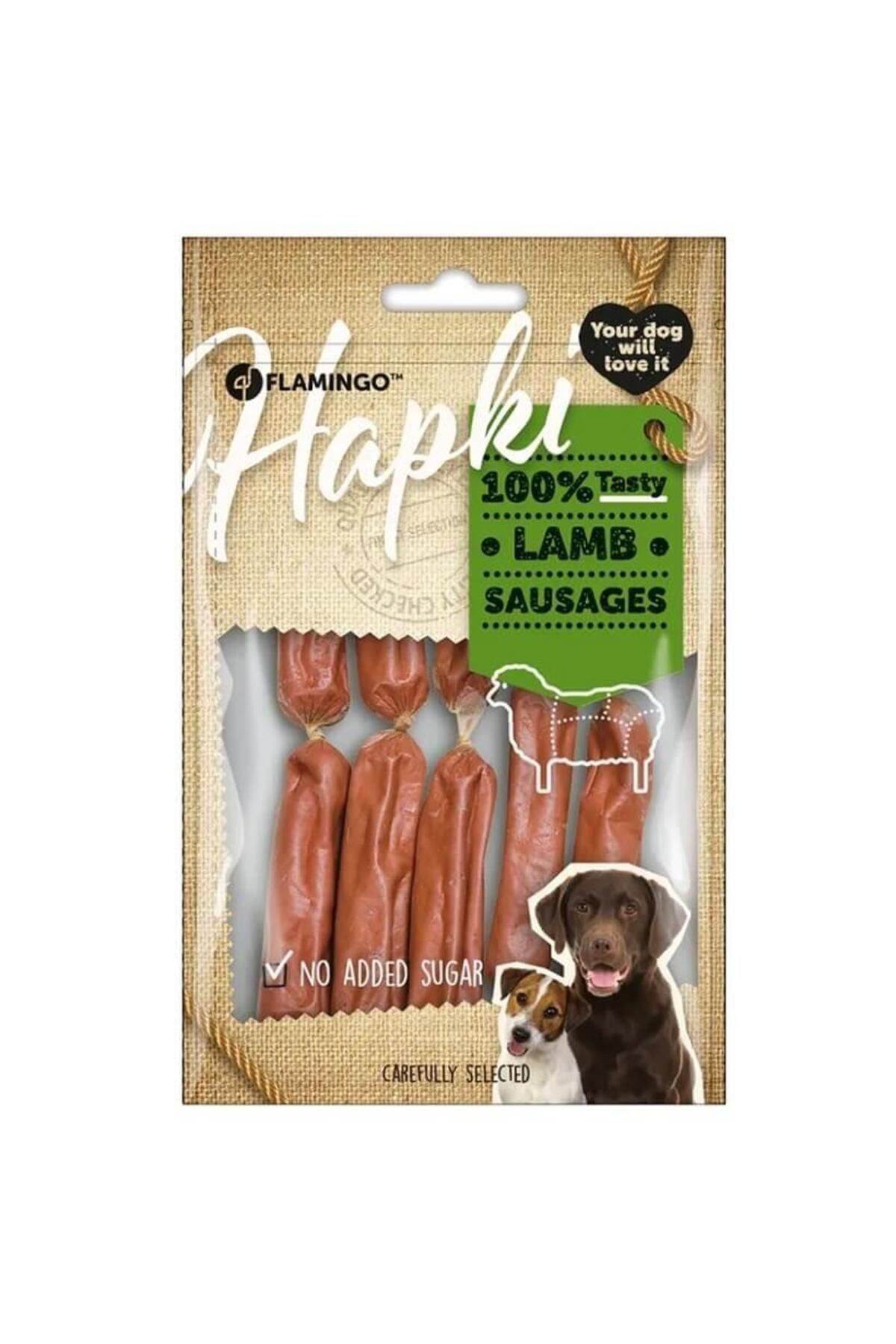 FLAMINGOO Flamingo Hapki Kuzulu Sosis Köpek Ödül Maması 85 Gr