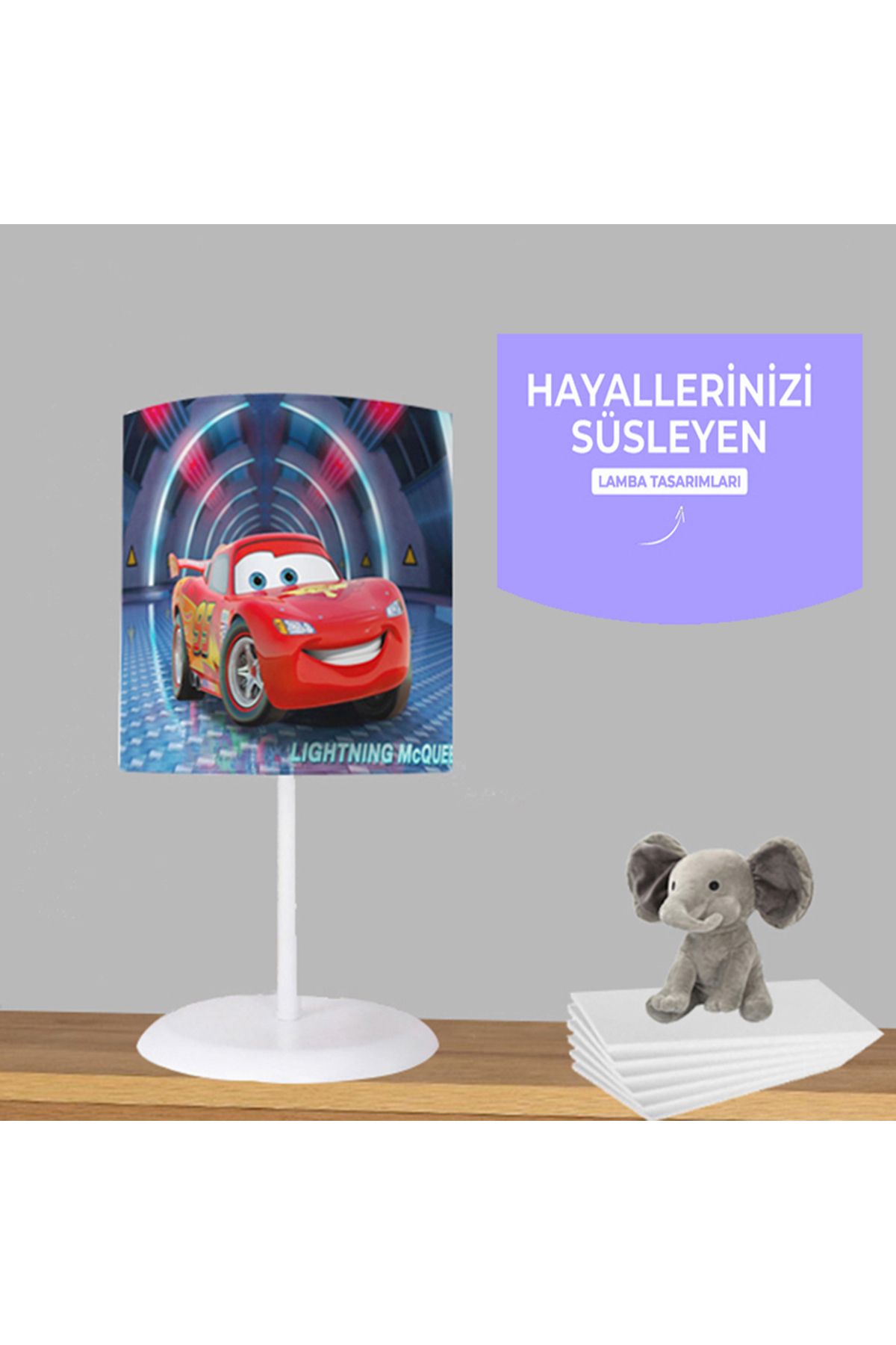 Bebaks ARABALI ÇOCUK ODASI ABAJUR