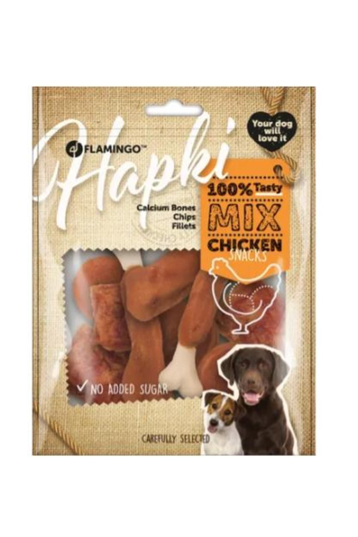 FLAMINGOO Flamingo Hapki Tavuklu Karışık Köpek Ödül Maması 170 Gr
