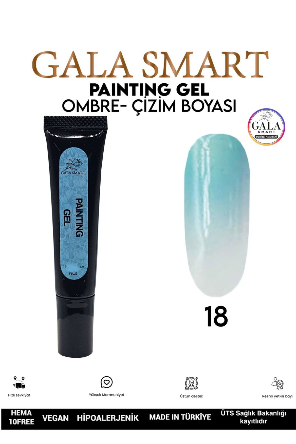 gala smart Painting Jel Ombre Jeli