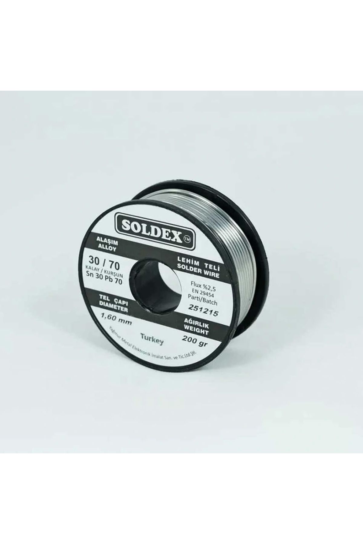OurStyles 30-70 Lehim Teli 200 Gr 1,6 mm Sn:30 - Pb:70