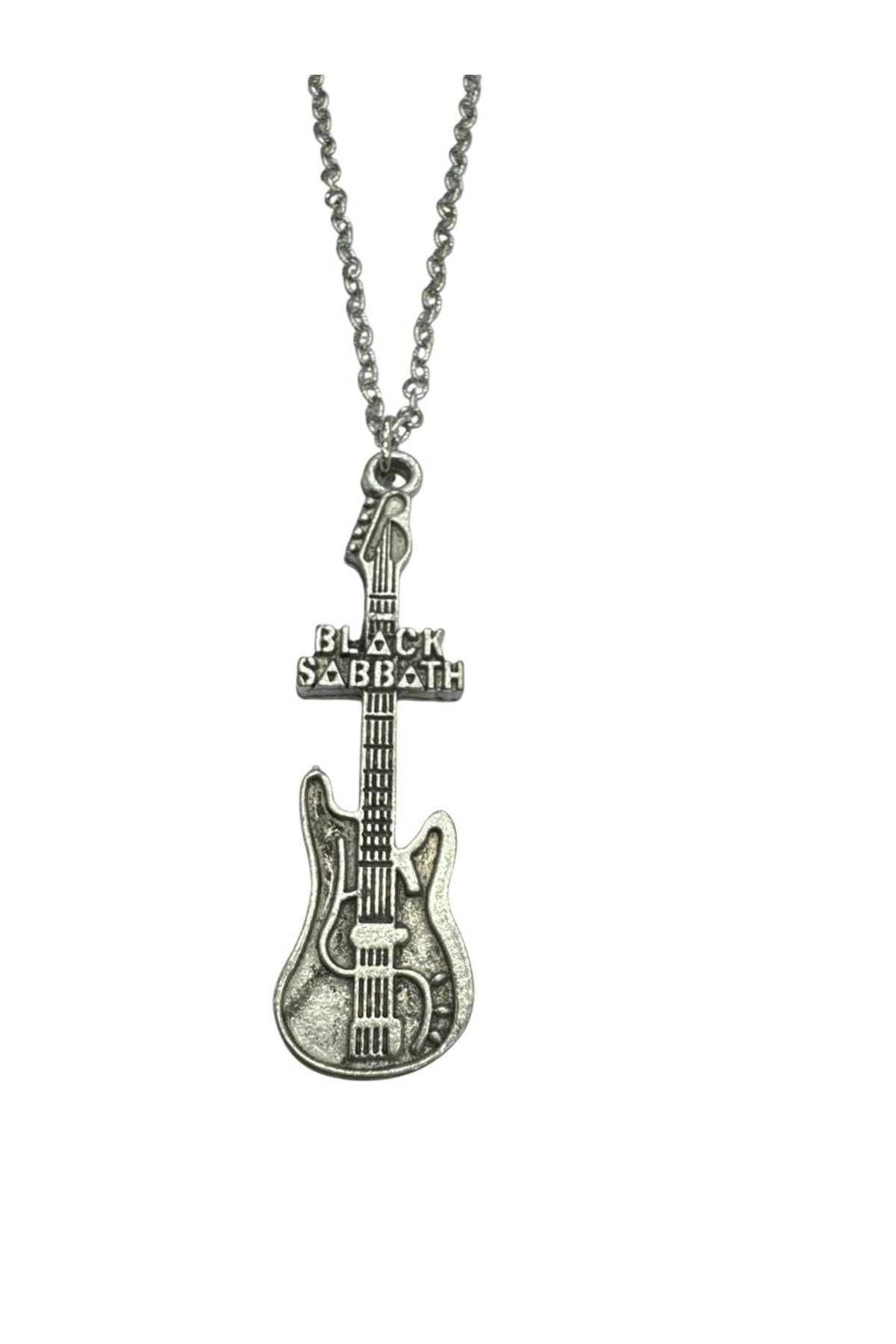 Herşey Nota Black Sabbath Müzik Grubu Temalı Unisex Kolye – Rock & Metal Tarz Takı 60 cm