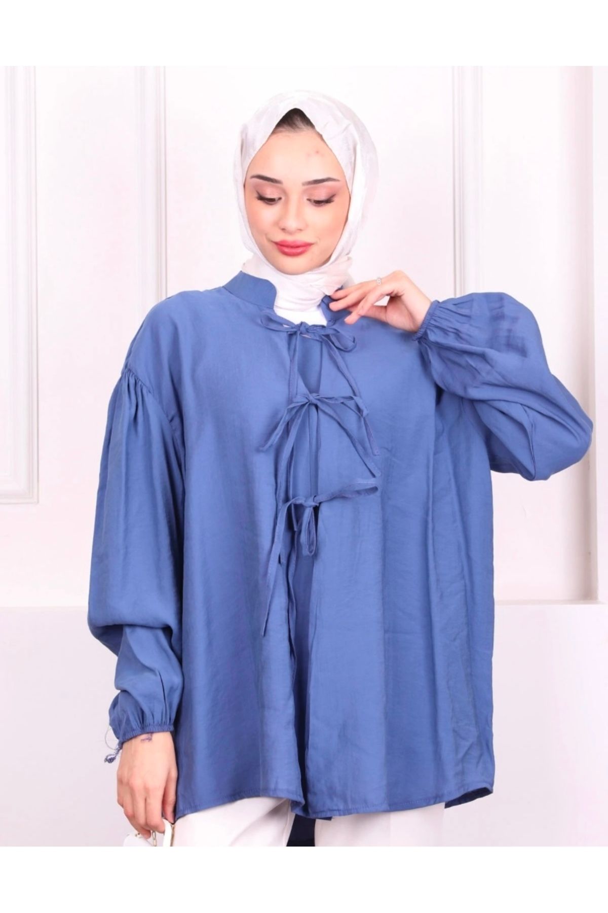 Butik Ön Bağlamalı Kimono