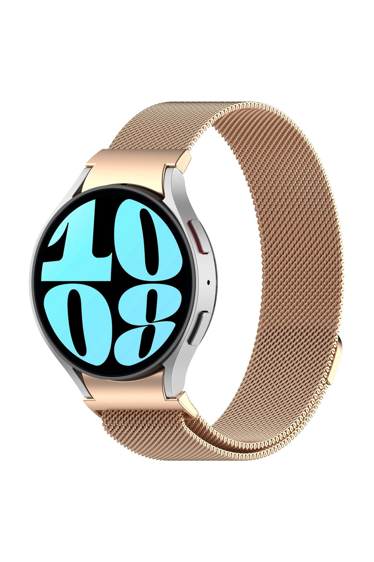 Nextron Samsung Galaxy Watch 4/5/6/7/FE/40/44/Classic/42/43/46/47 Uyumlu Kordon A+Kalite Metal Hasır Kordon