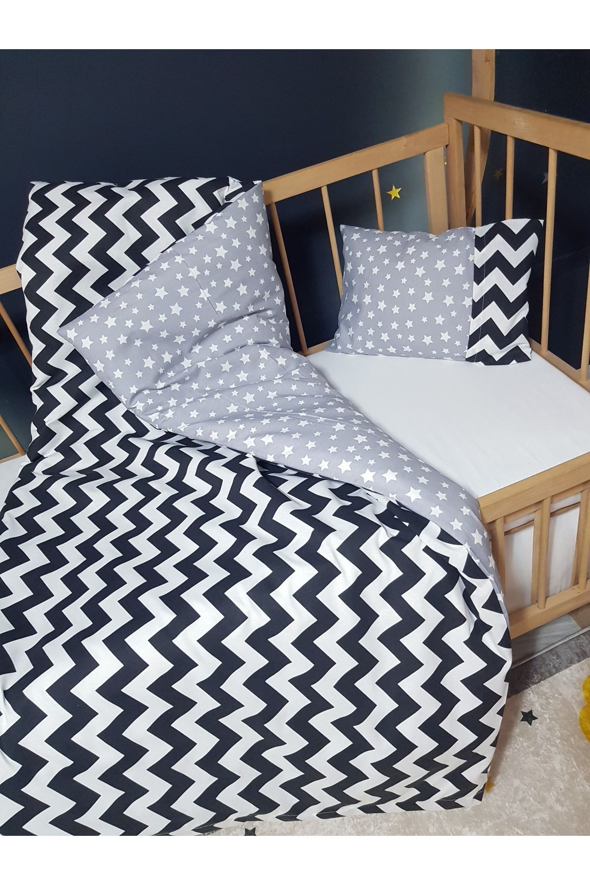 Baby Clime Fermuarlı Bebek Nevresim Takımı