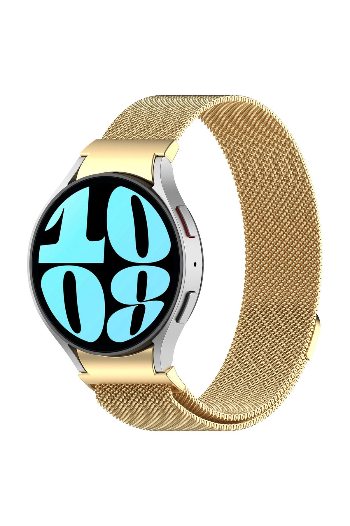 Nextron Samsung Galaxy Watch 4/5/6/7/FE/40/44/Classic/42/43/46/47 Uyumlu Kordon A+Kalite Metal Hasır Kordon