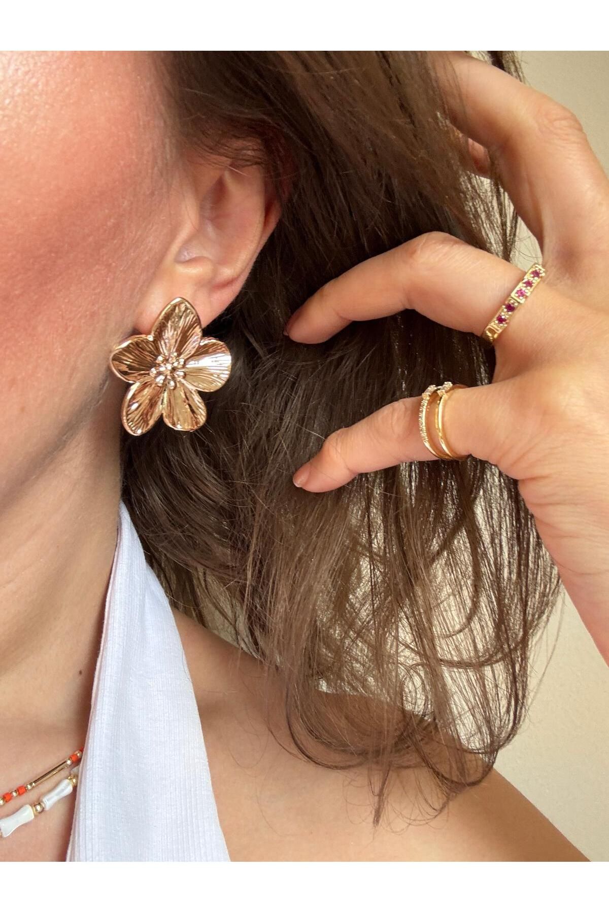 jewelleryby asli Flora Küpe