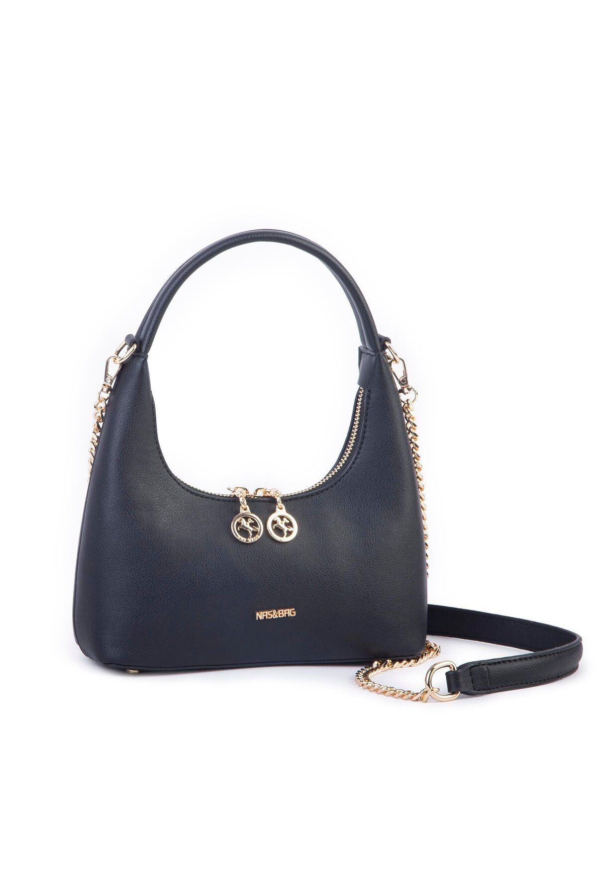 Nas Bag VERA ÇANTA Nas Bag Mini Zincirli BAGET Omuz ve Çapraz Çanta