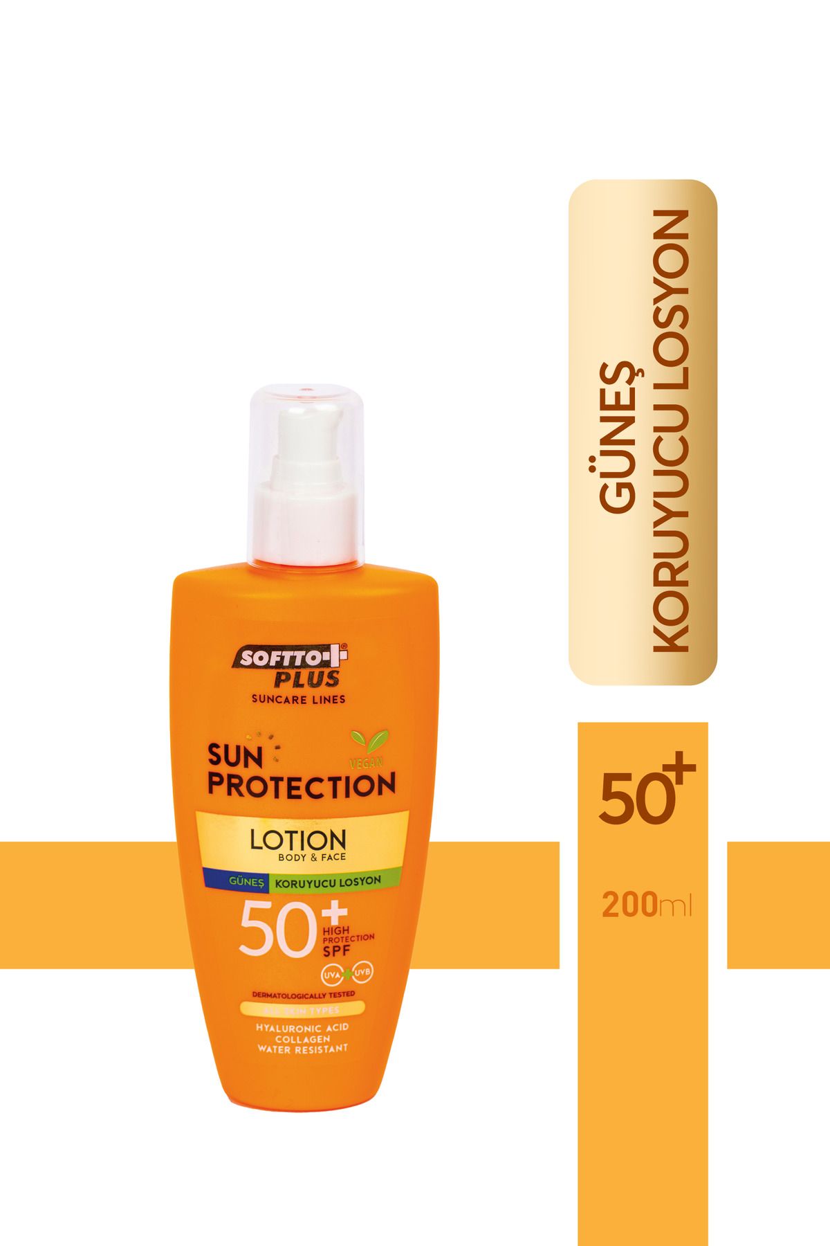 soffto plus GÜNEŞ KORUYUCU LOSYON 200 ML SPF 50