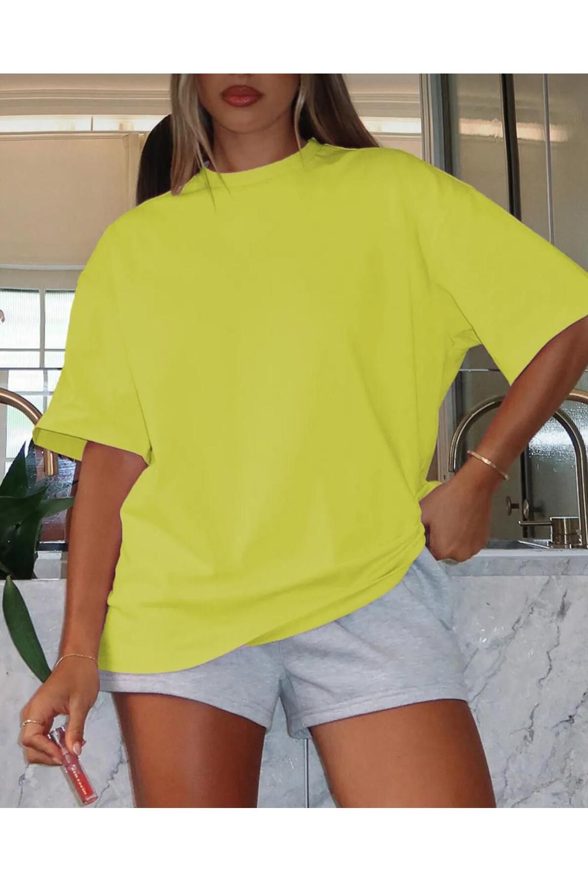 Kuraff Giyim Oversize Unisex Basic T-shirt