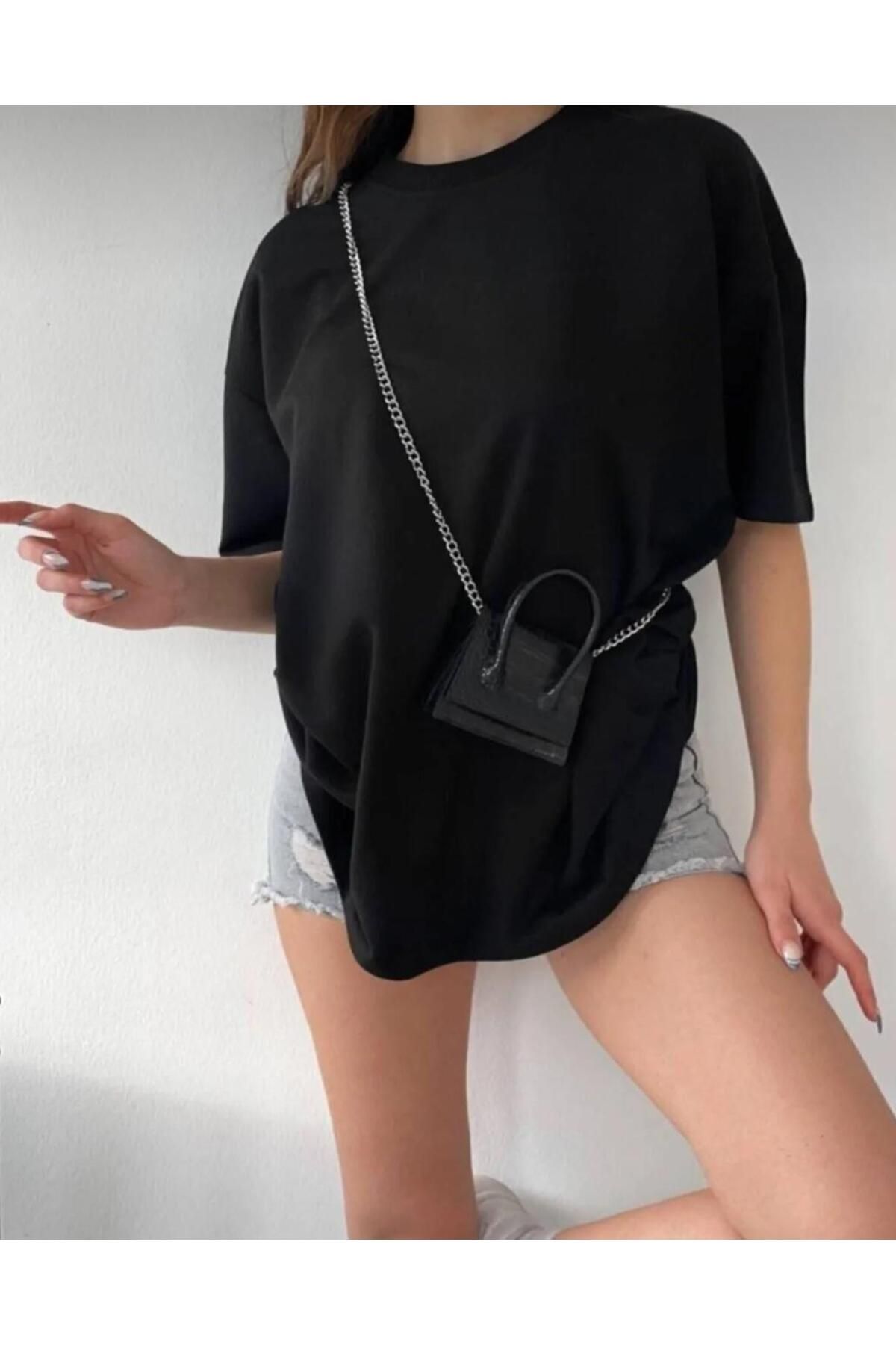 Kuraff Giyim Oversize Unisex Basic T-shirt
