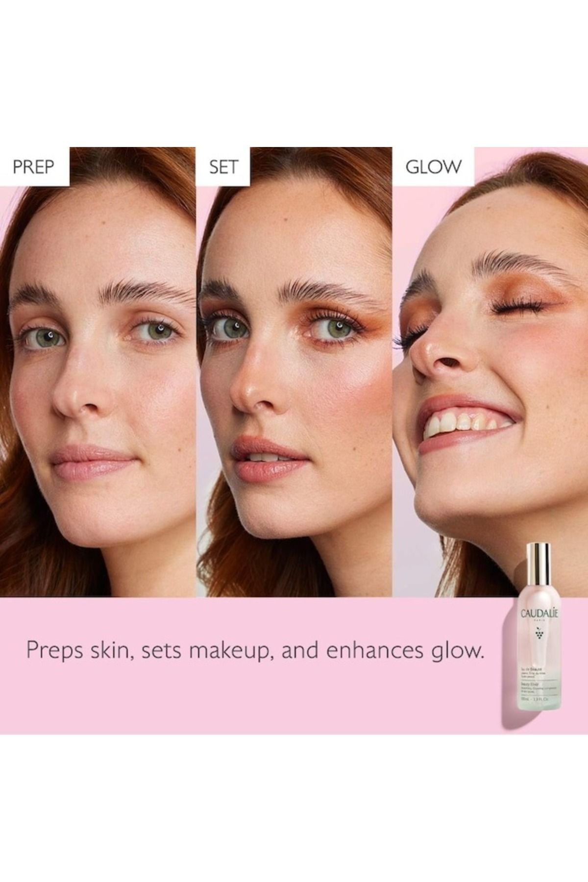 Caudalie-Beauty Elixir Prep Set Glow Face Mist 100ml – Hydrating, Radiance-Boosting Spray 5