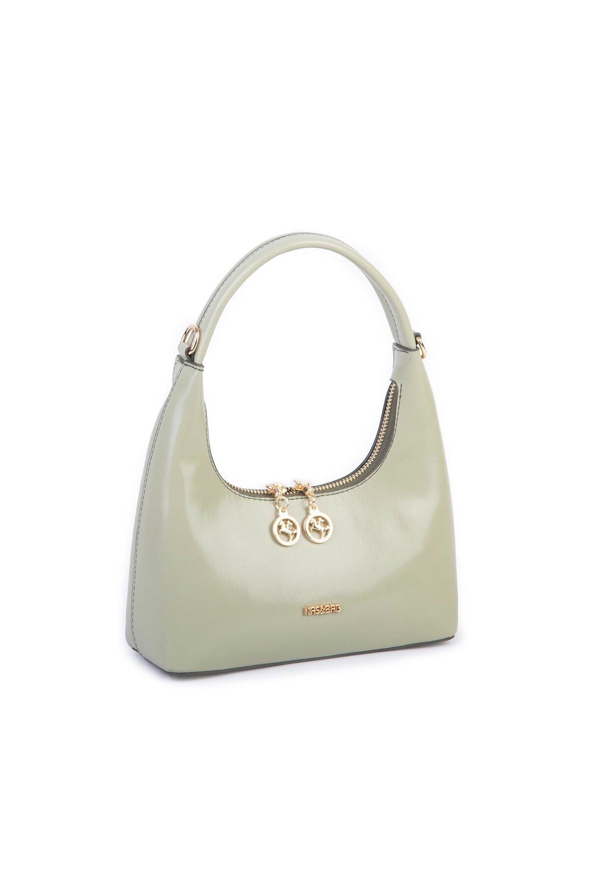 Nas Bag VERA ÇANTA Nas Bag Mini Zincirli BAGET Omuz ve Çapraz Çanta