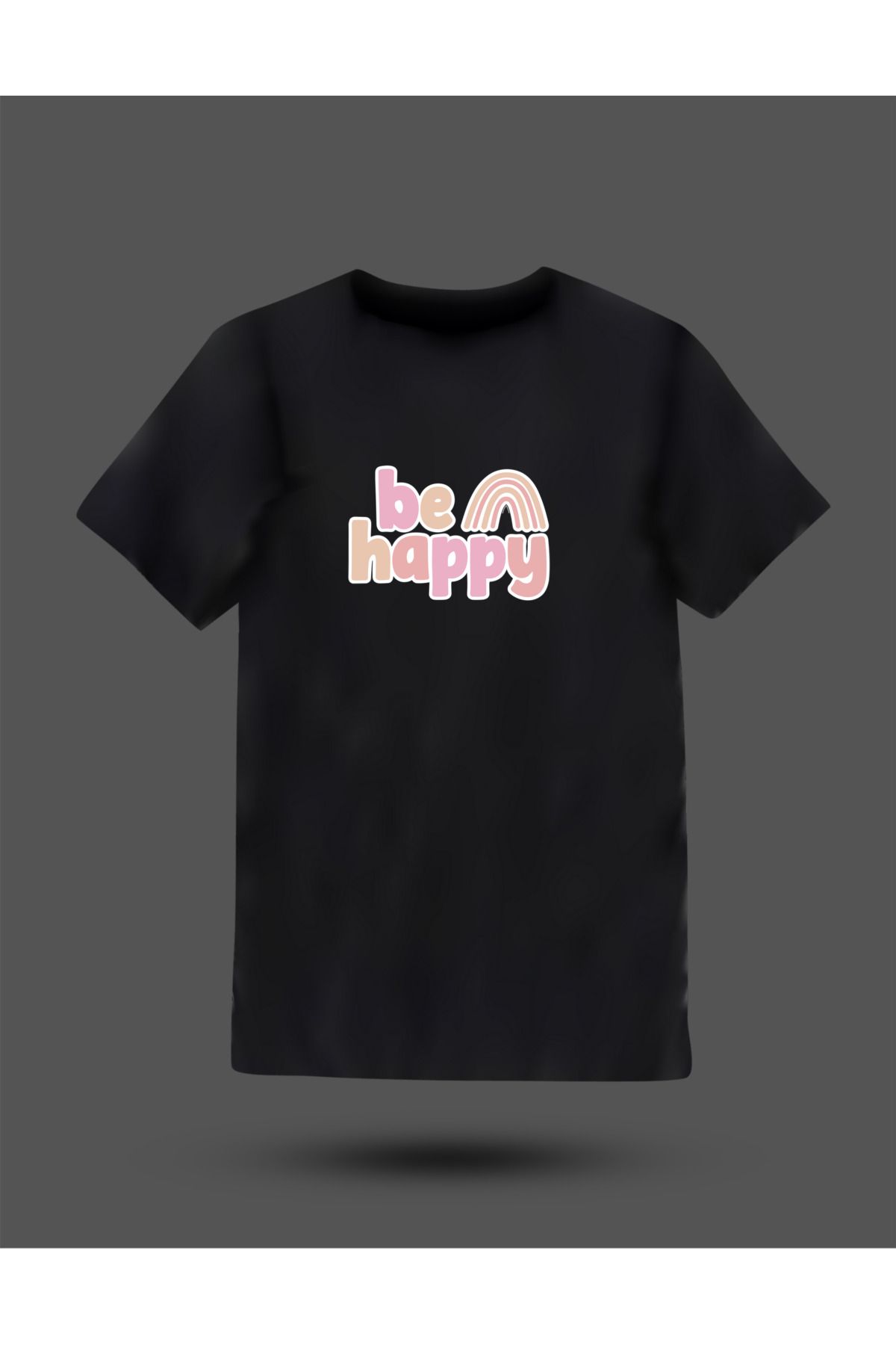 DİZE pinterest baskılı oversize unisex kısa kollu tişört