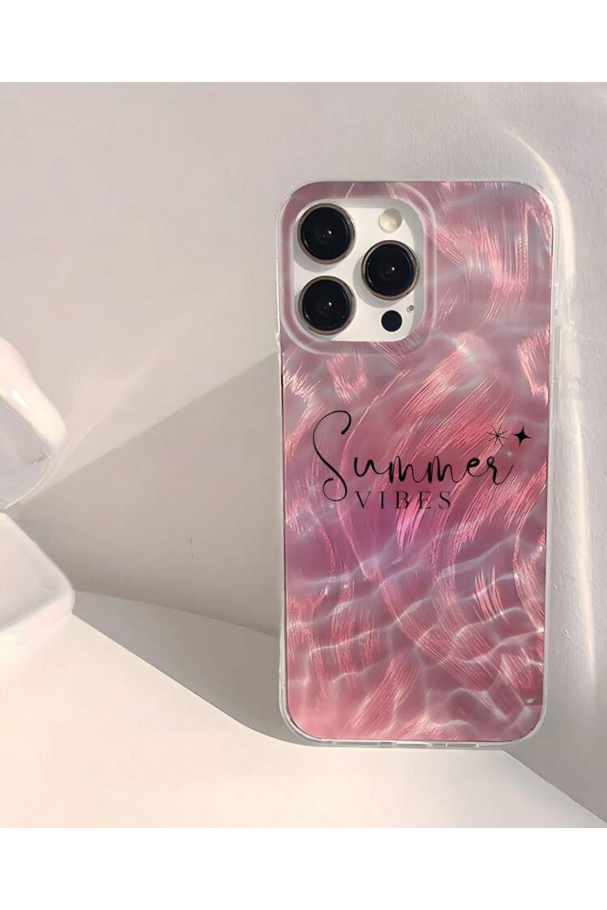 FİŞNEİLETİŞİM İPHONE 15 PRO UYUMLU SUMMER VİBES KILIF
