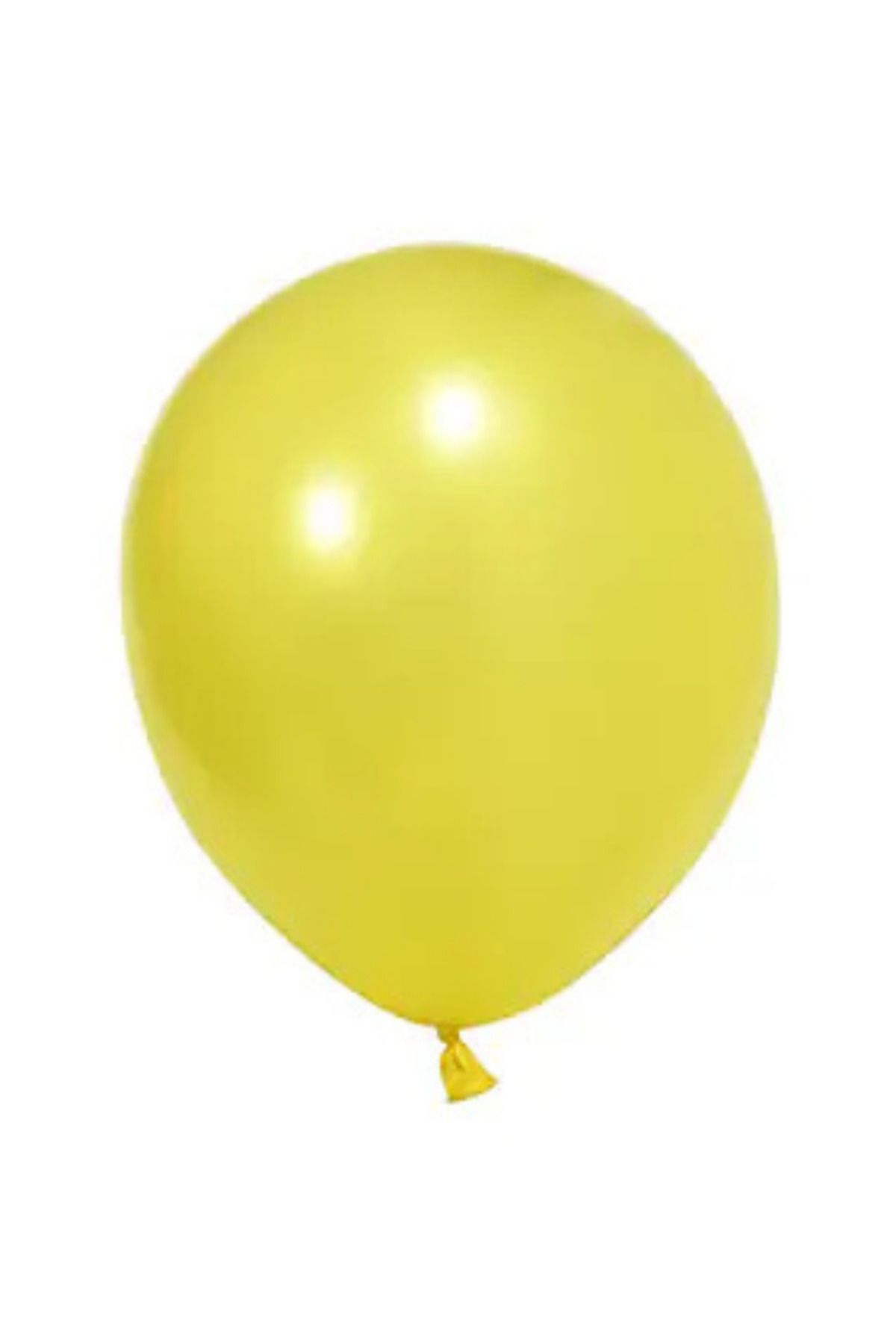 tedaks 20 Adet 5 İnç 12,5 Cm Metalik Sarı Balon Doğum Günü Süsleme
