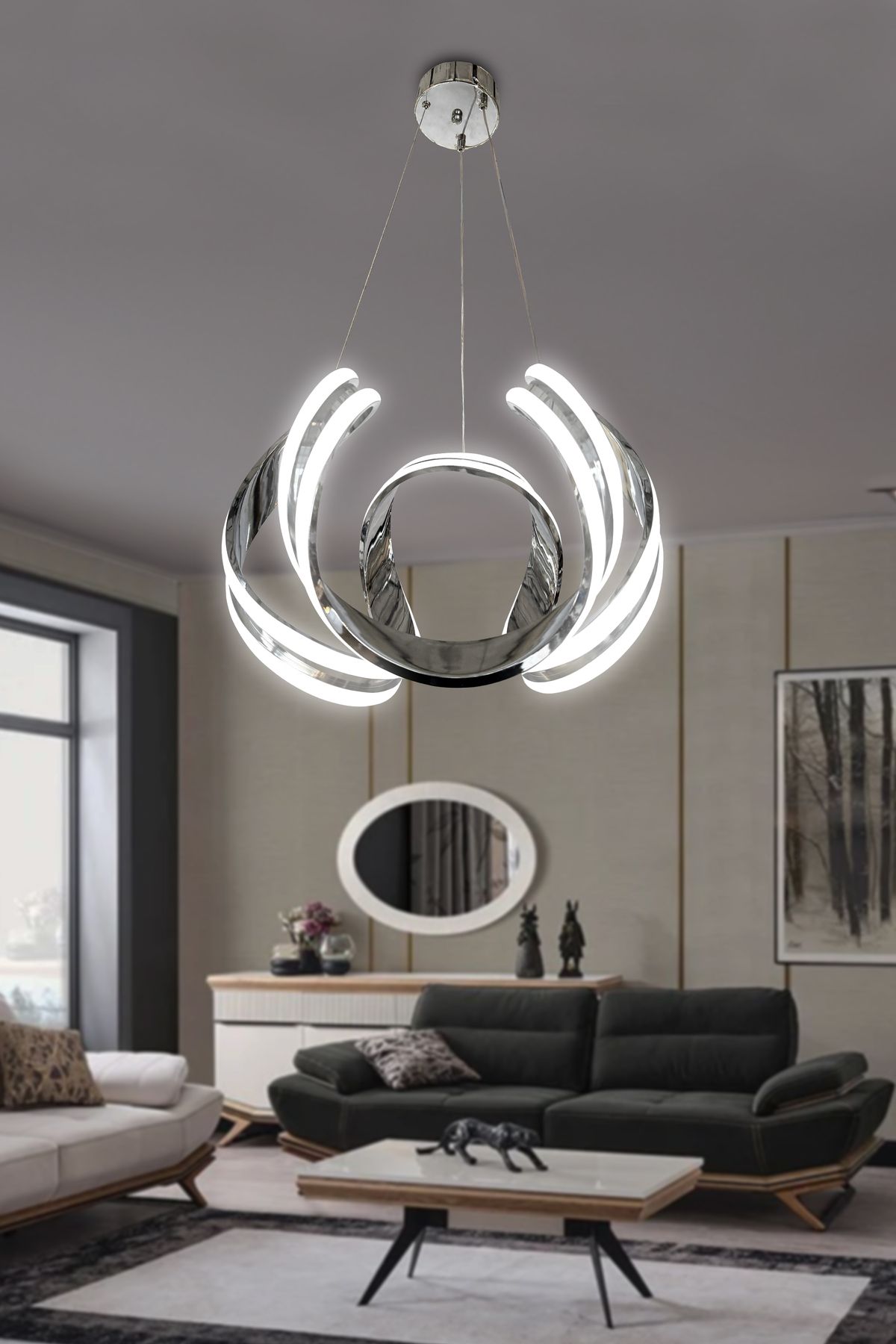 RSCOLLECTIONS Arya Çift Yönlü Sıralı Led Avize