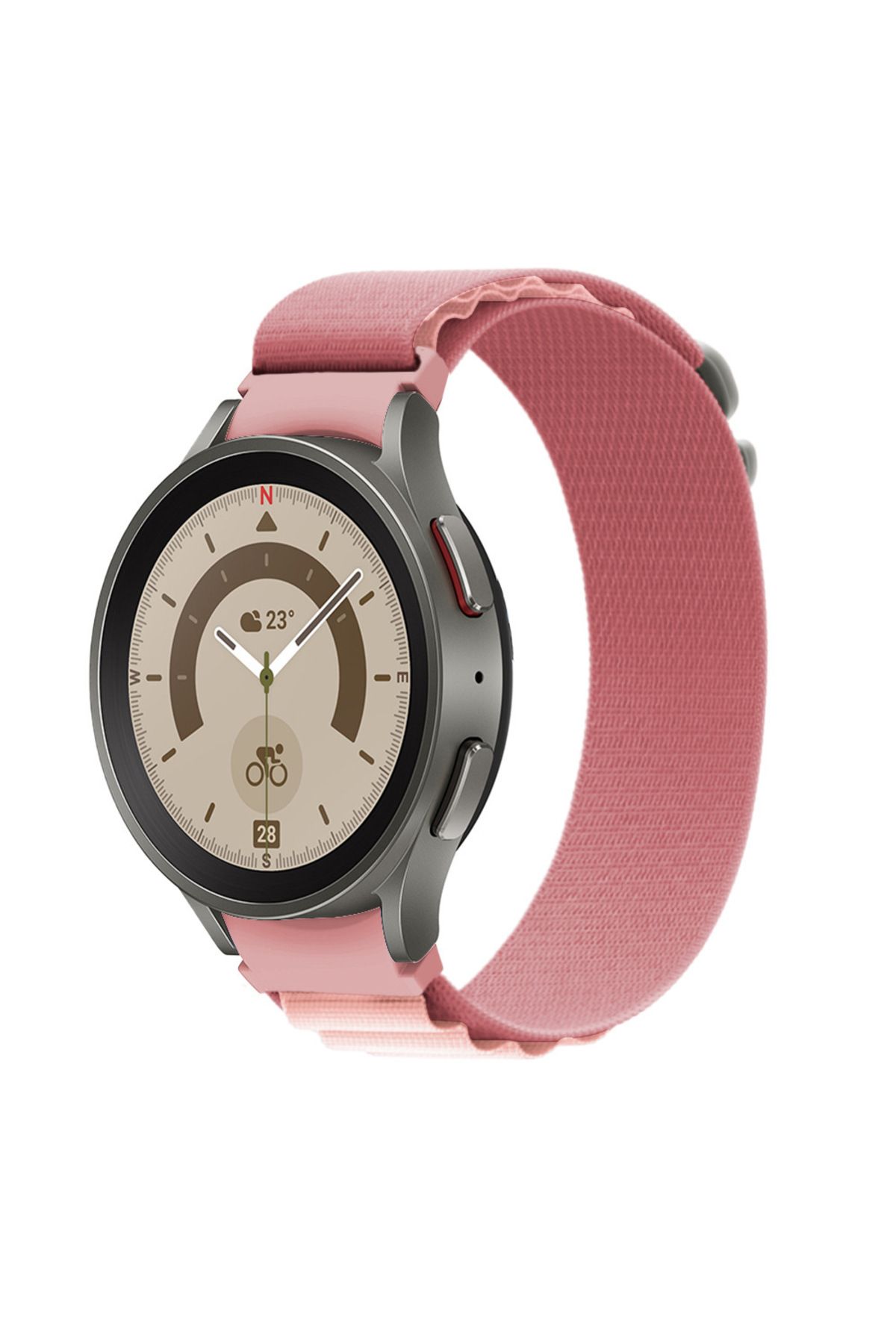 Nextron Samsung Galaxy Watch 4/5/6/7/FE/40/44/Classic/42/43/46/47 Uyumlu Kordon Yüksek Kalite Kumaş Kordon