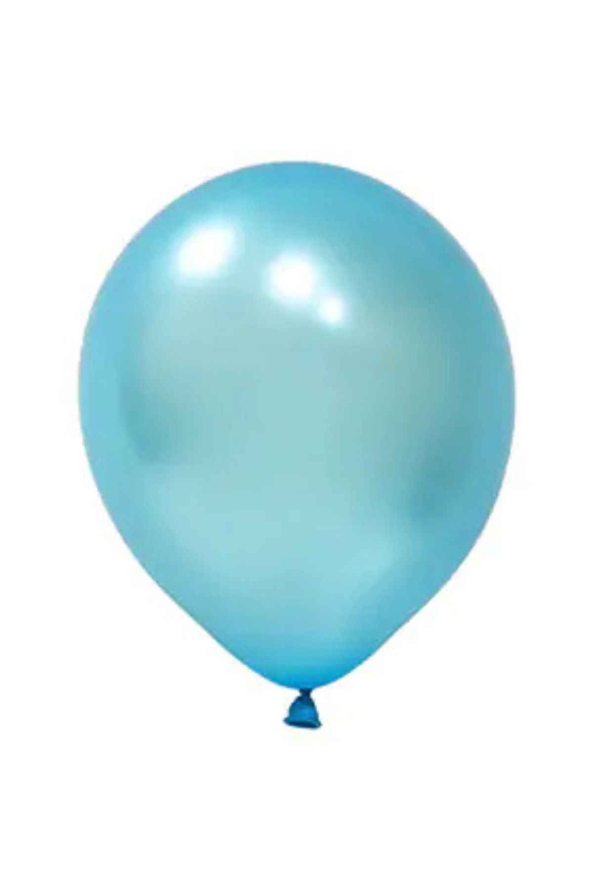 tedaks 20 Adet 5 İnç 12,5 Cm Metalik Açık Mavi Balon Doğum Günü Süsleme