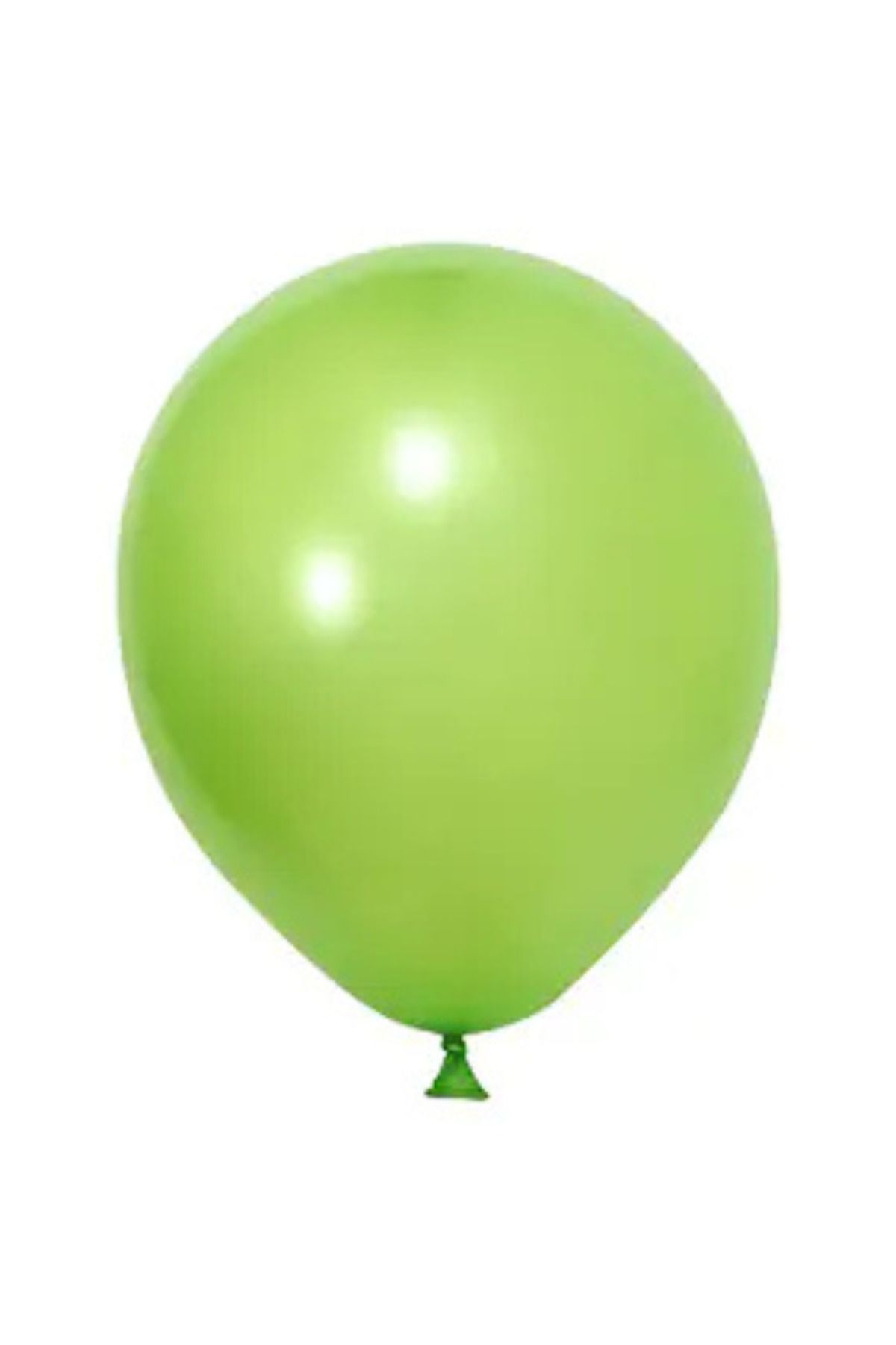 tedaks 20 Adet 5 İnç 12,5 Cm Metalik Açık Yeşil Balon Doğum Günü Süsleme