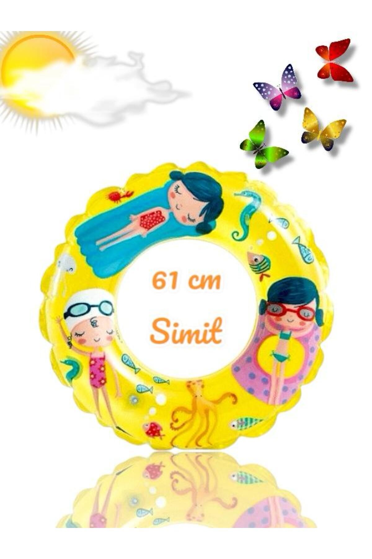SAZE Şeffaf Baskılı Simit 61 cm IS59242 SICAK YAZGUNLERINNIN