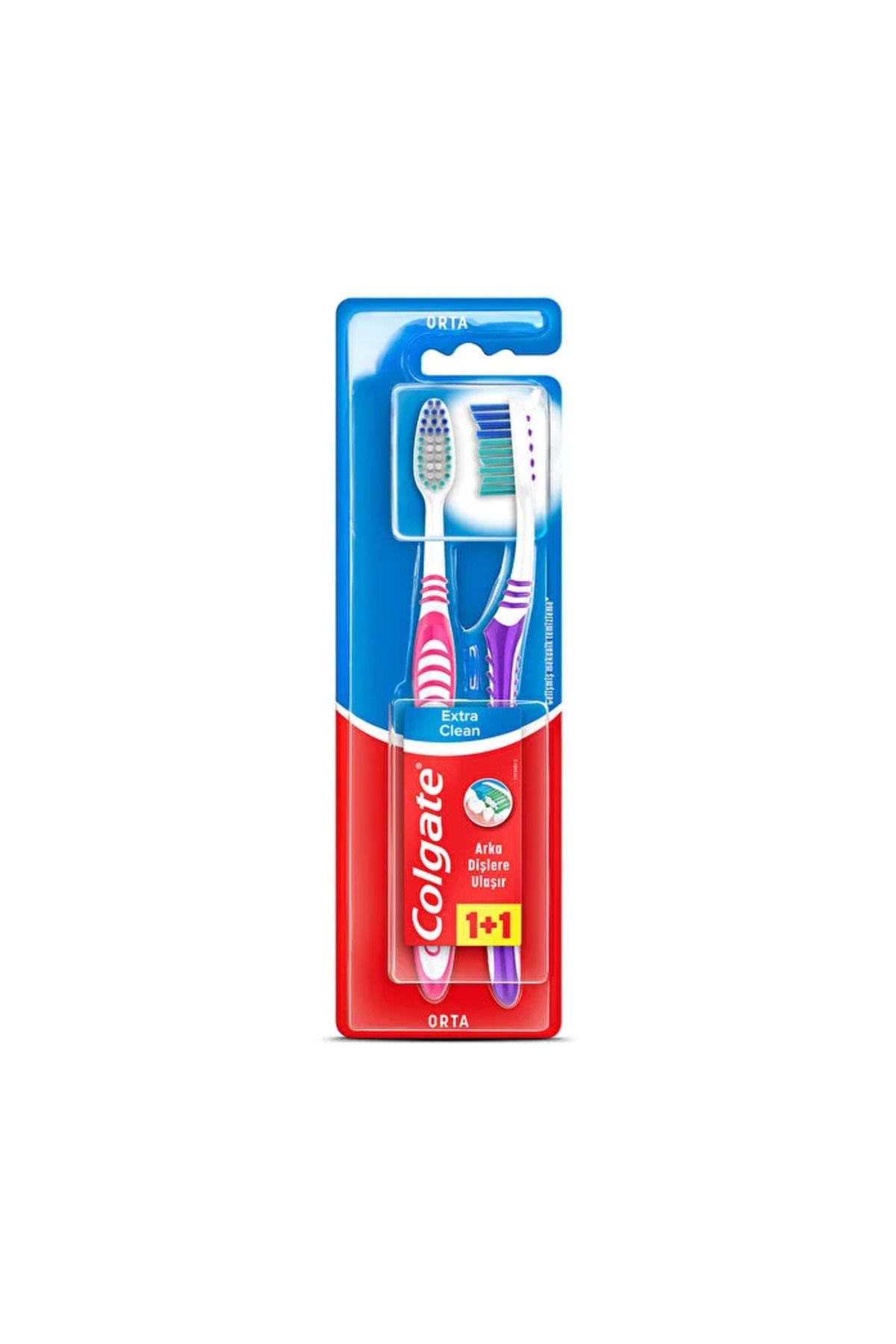 Colgate Diş Fırçası - Ekstra Clean Orta - 1+1
