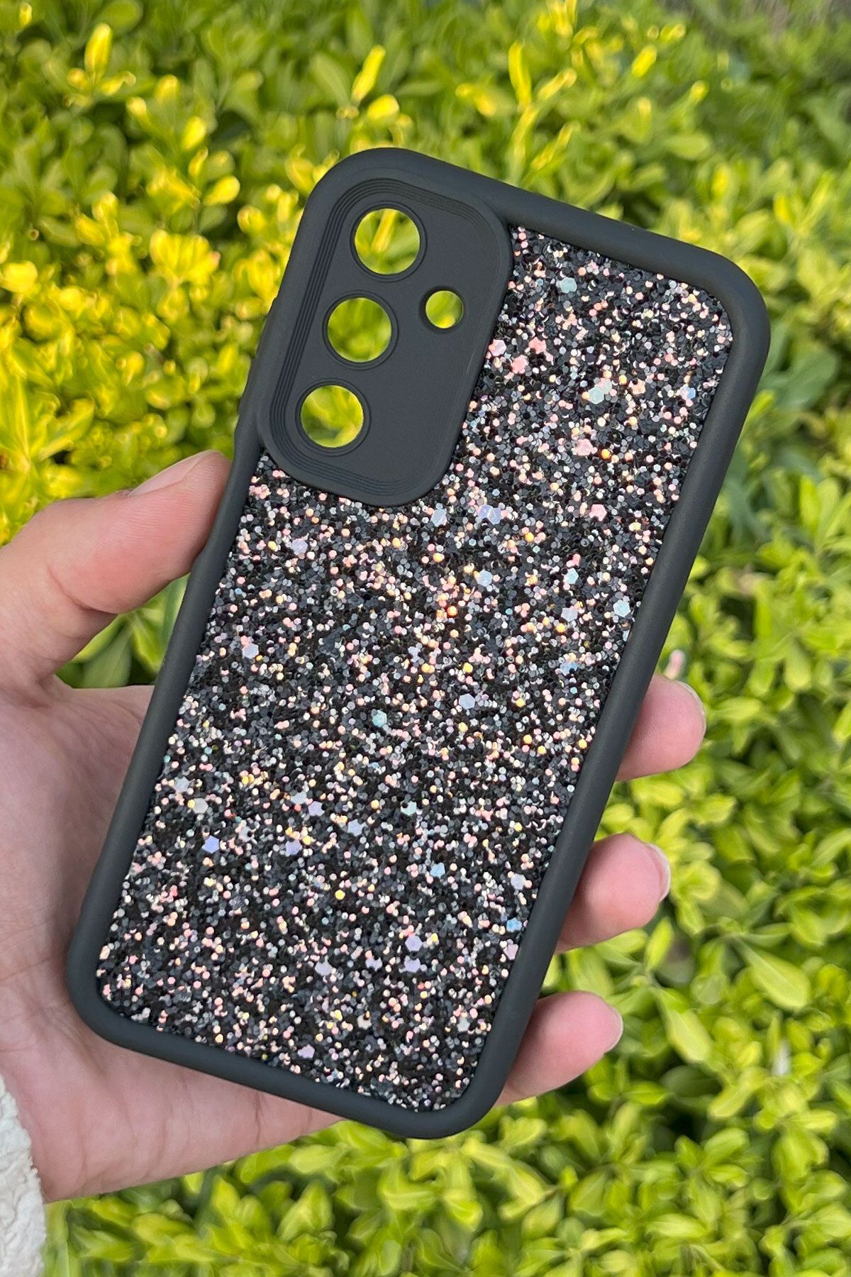 CEPSTOK Samsung Galaxy A25 Kılıf Taşlı Işıltılı Darbe Önleyici Silikon Kapak